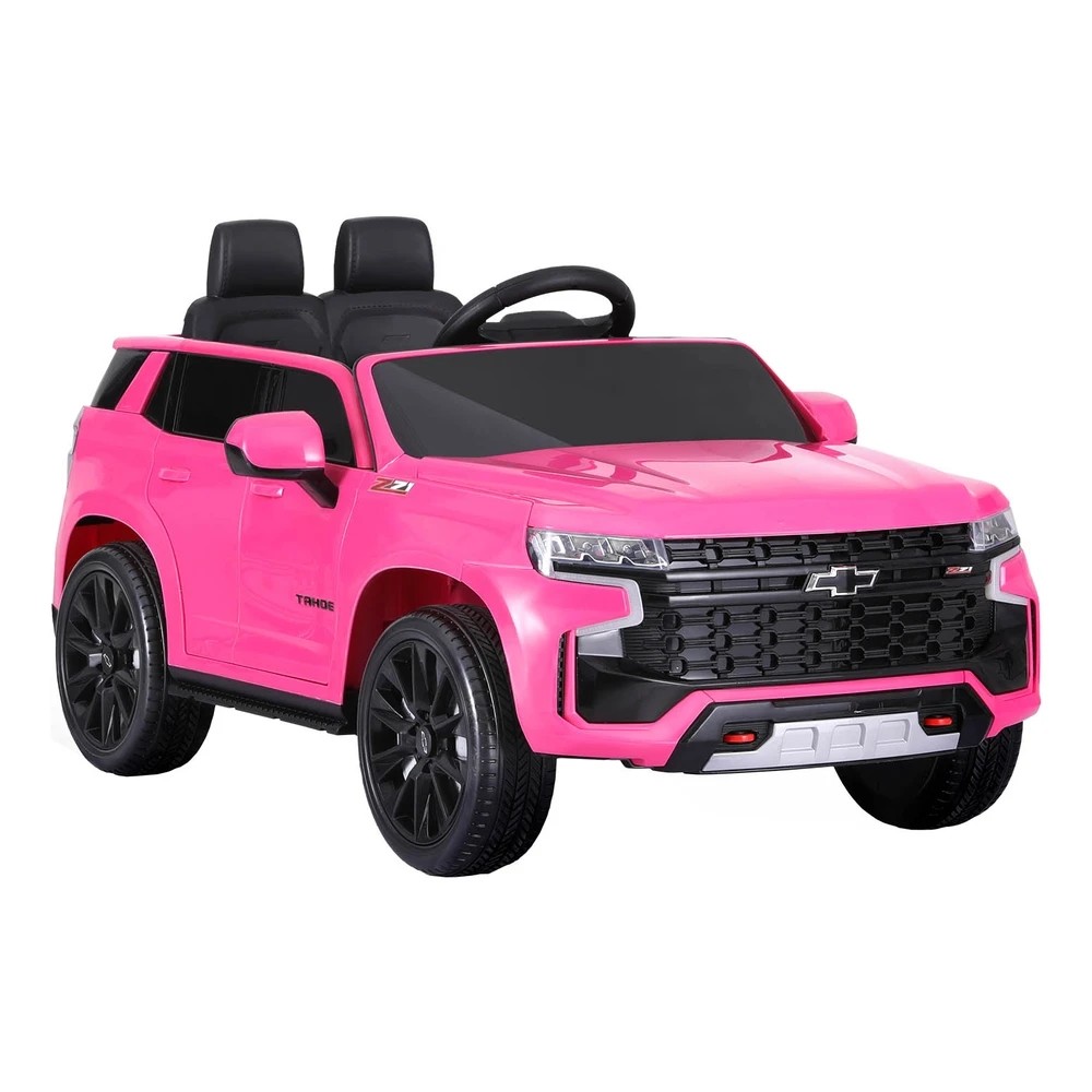 1 Kids Ride On Car Licensed Chevrolet Tahoe Electric Toys Horn Remote 12V - Pink, 1 of 6