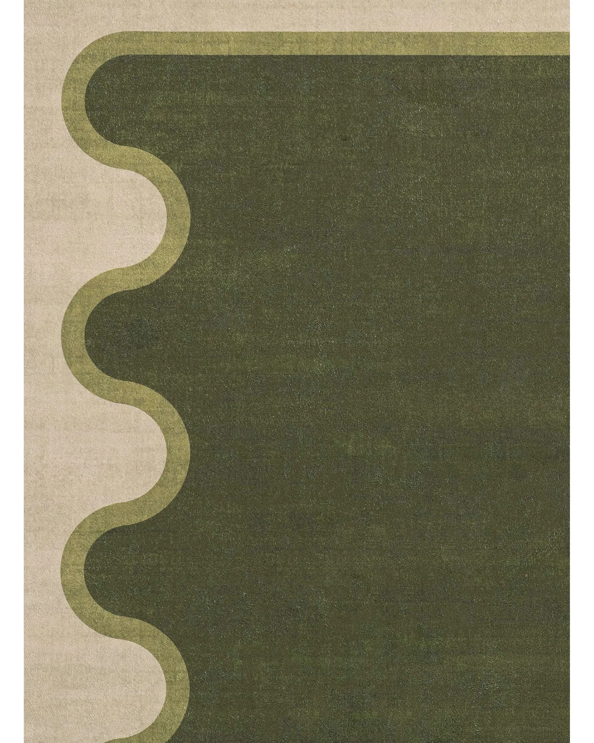 7 Loopsie Kumu Washable Rug-230cm x 160cm - Green, 7 of 8