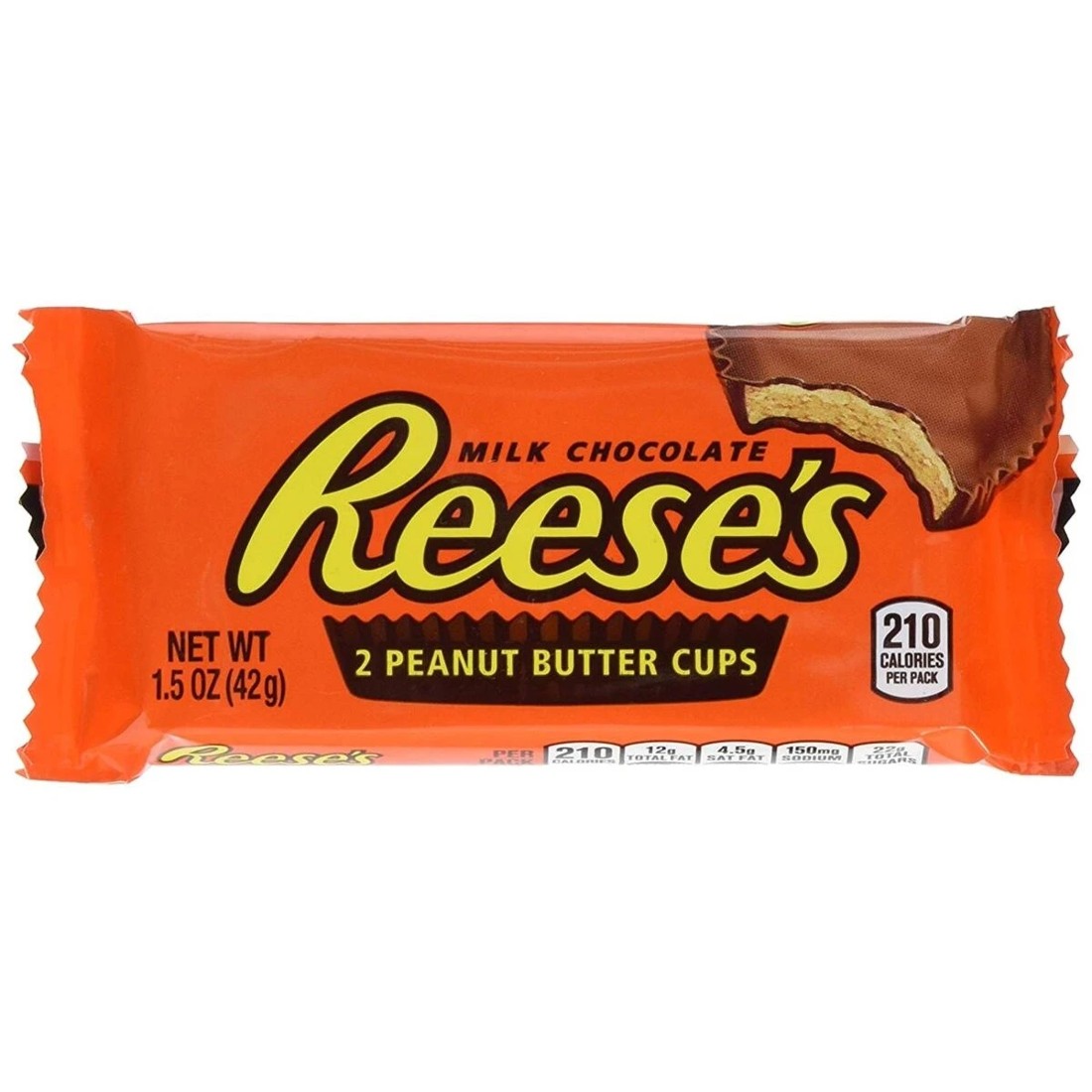 1 2 Piece Reese's Peanut Butter Cups 42g, 1 of 2