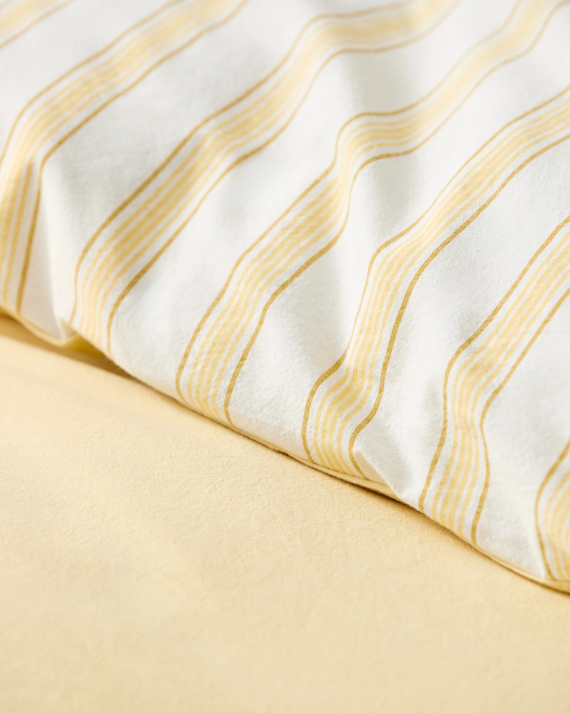 6 Arlo Cotton Stonewash Quilt Cover Set - King Bed - Yellow, 6 of 7