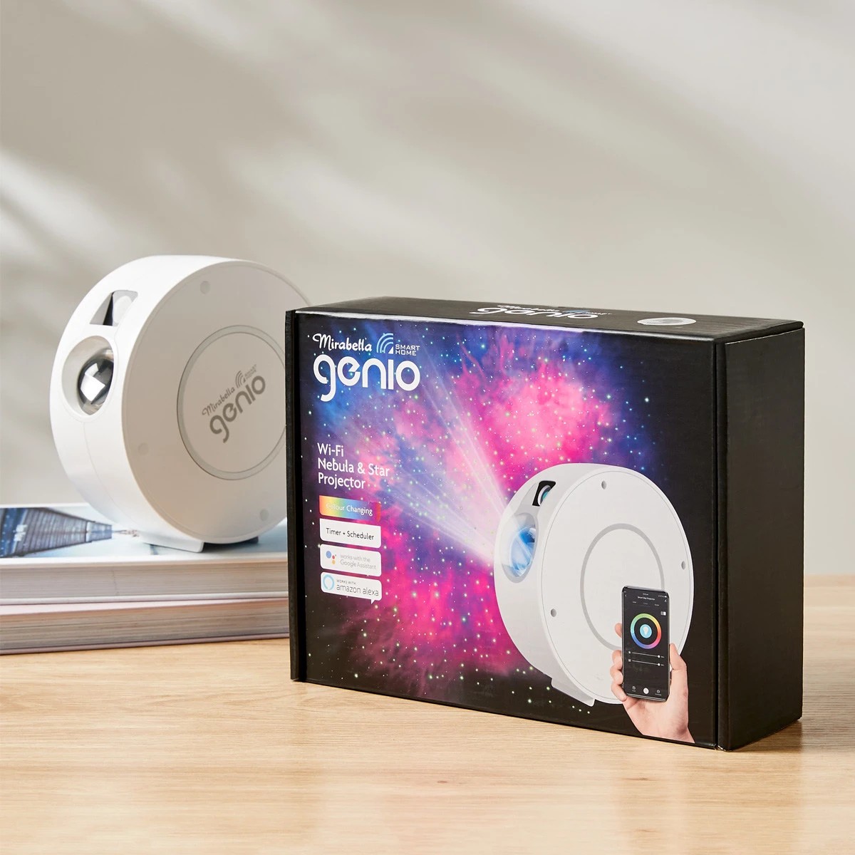 4 Mirabella Genio Wi-Fi Nebula & Star Projector, 4 of 4