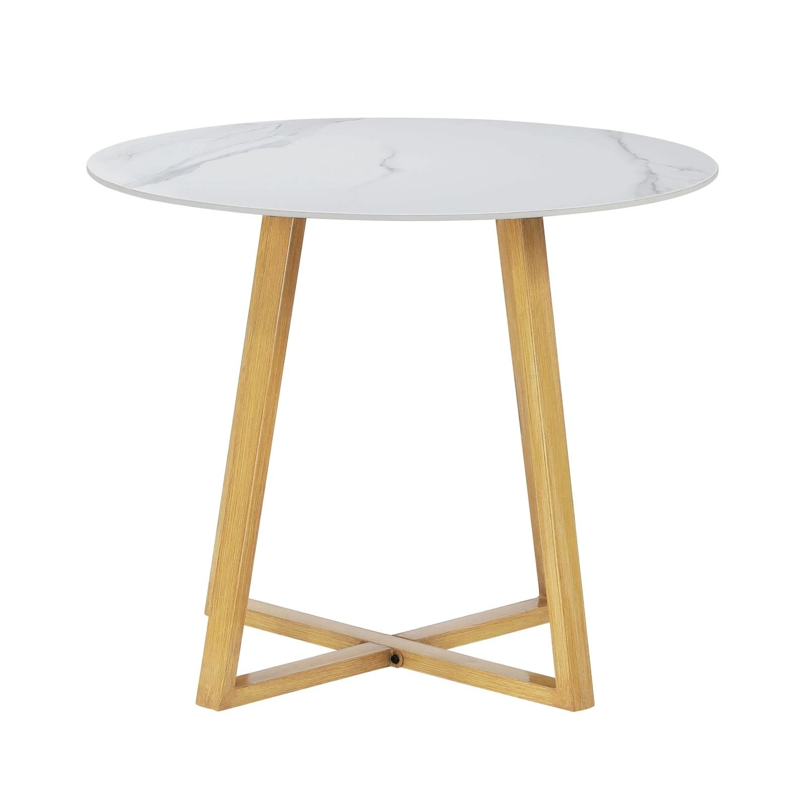 3 Livsip Outdoor Dining Marble Table Patio Garden Furniture 90cm Bistro Desk
 - Multi, 3 of 10