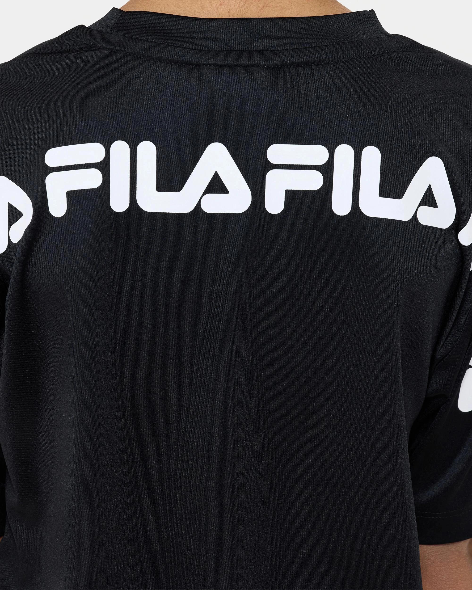 4 Adam Active Short Sleeve T-Shirt - Fila BLACK, 4 of 7