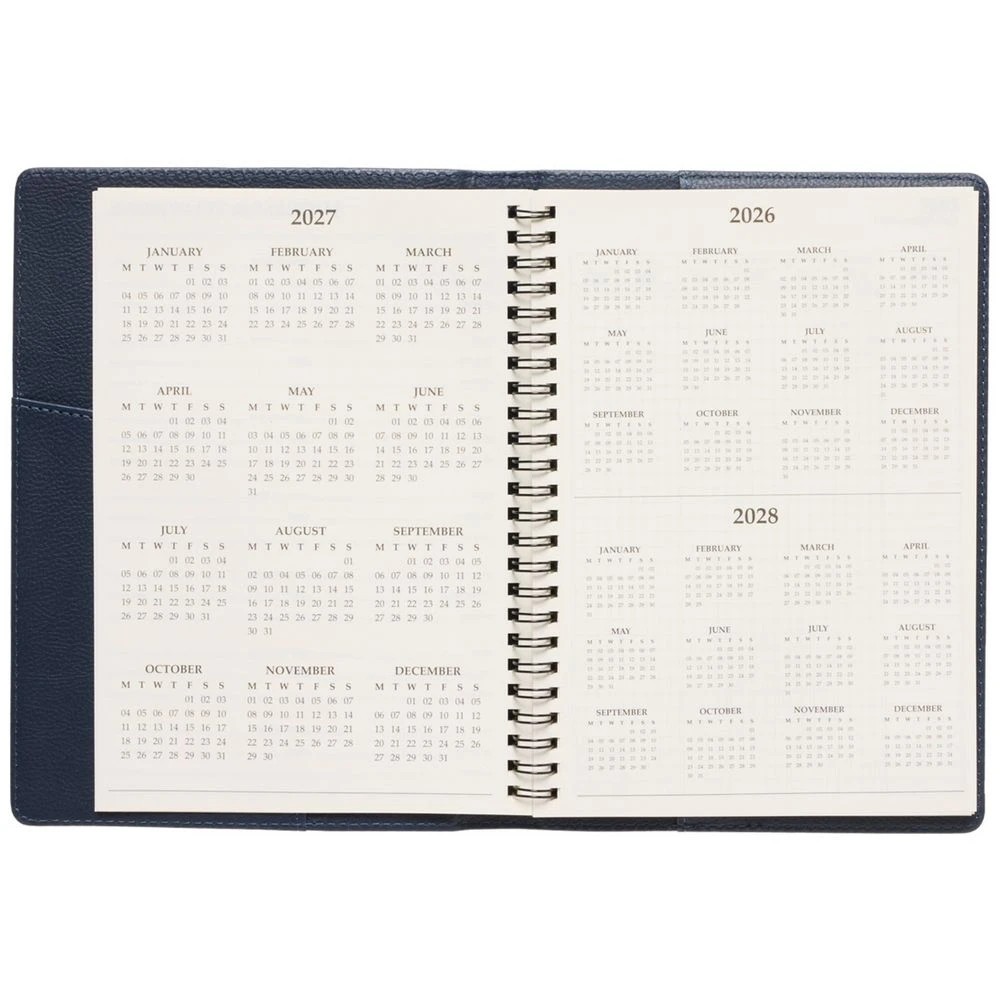 3 Officeworks A5 Week to View Prestigio 2027 Diary Navy, 3 of 7