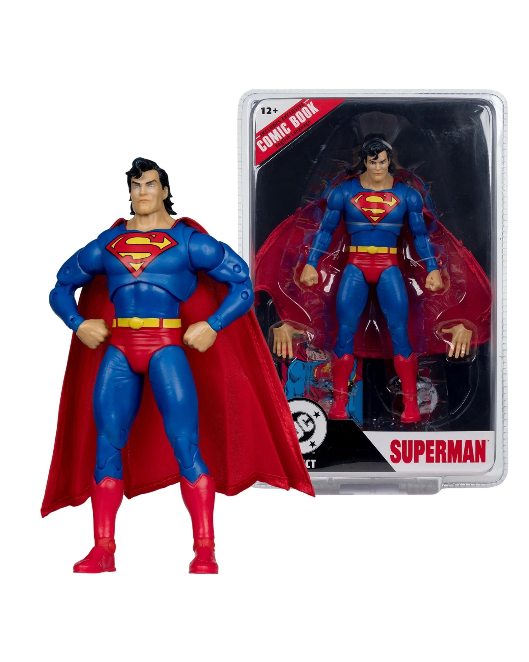 1 DC Direct Page Punchers Zero Hour Superman 7 inch Action Figure, 1 of 10