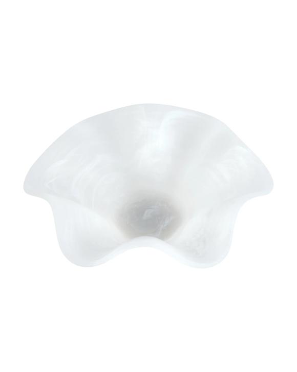 Swirl White Decor Bowl