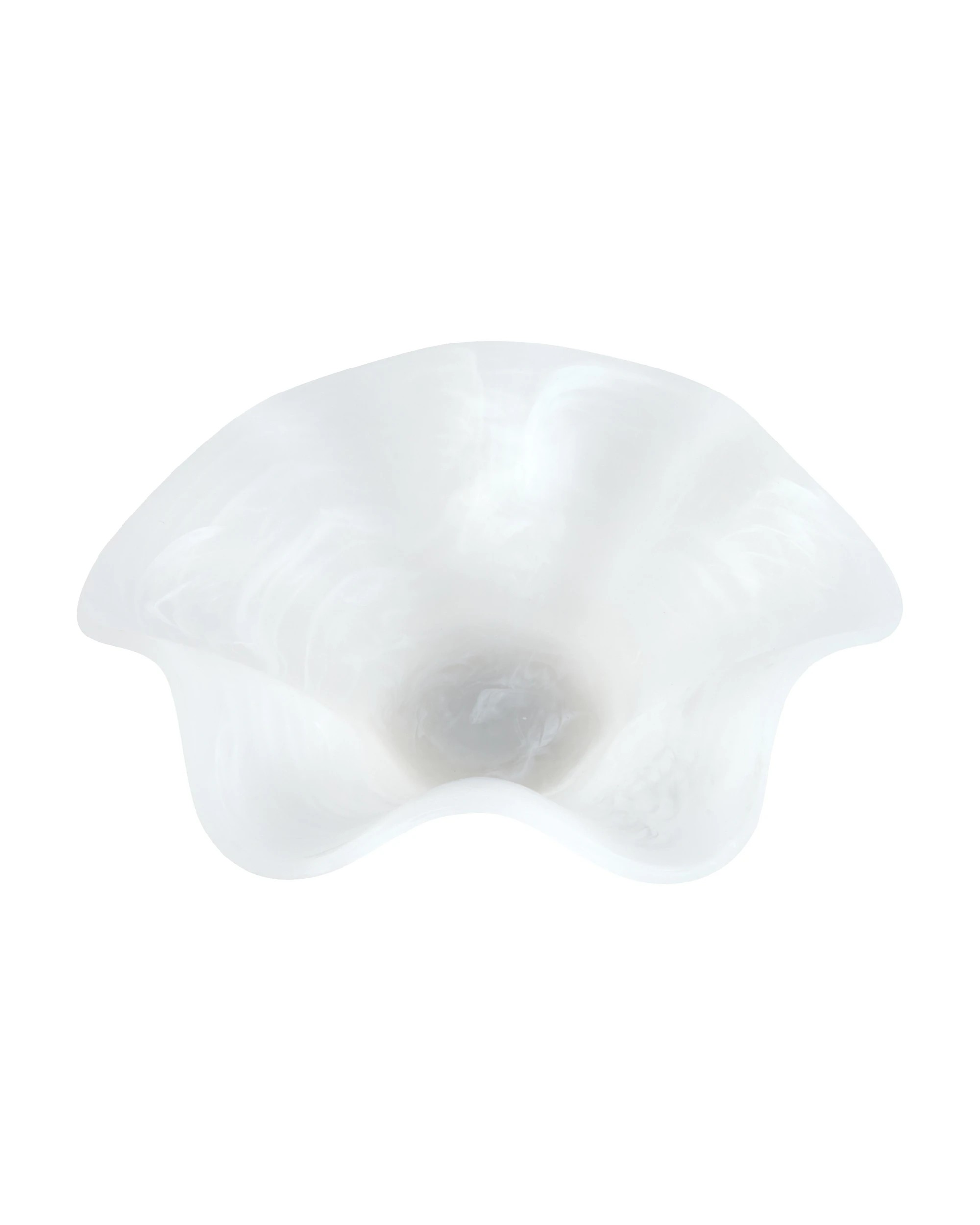 1 Swirl White Decor Bowl, 1 of 5