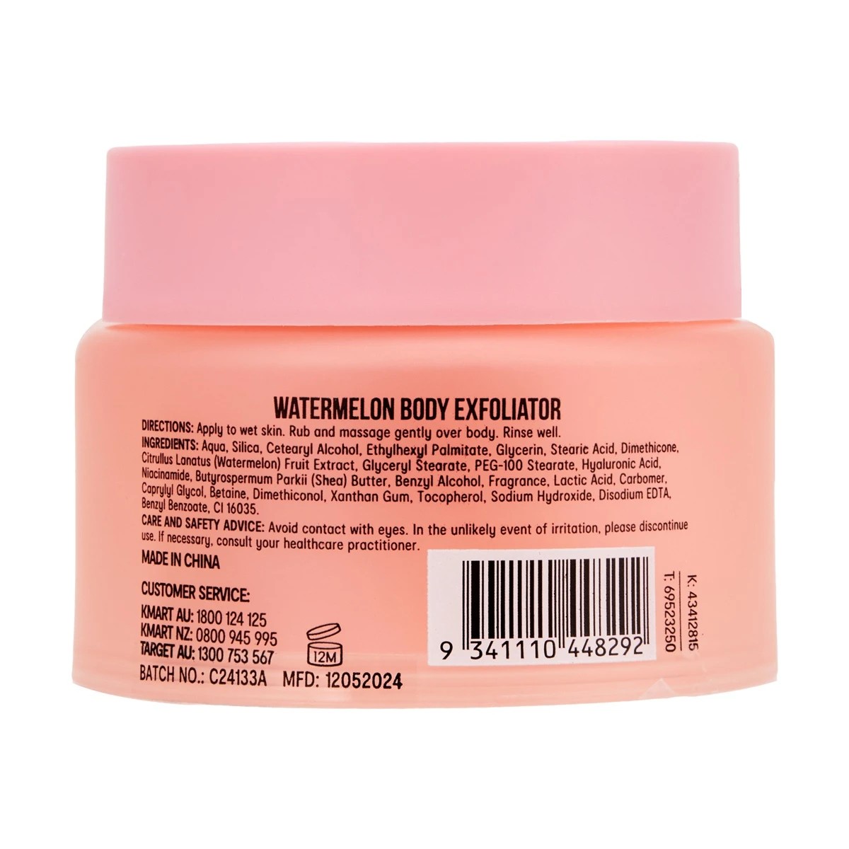 6 OXX Bodycare Watermelon Body Exfoliator 100ml - Niacinamide, Hyaluronic Acid and Watermelon Extract, 6 of 6