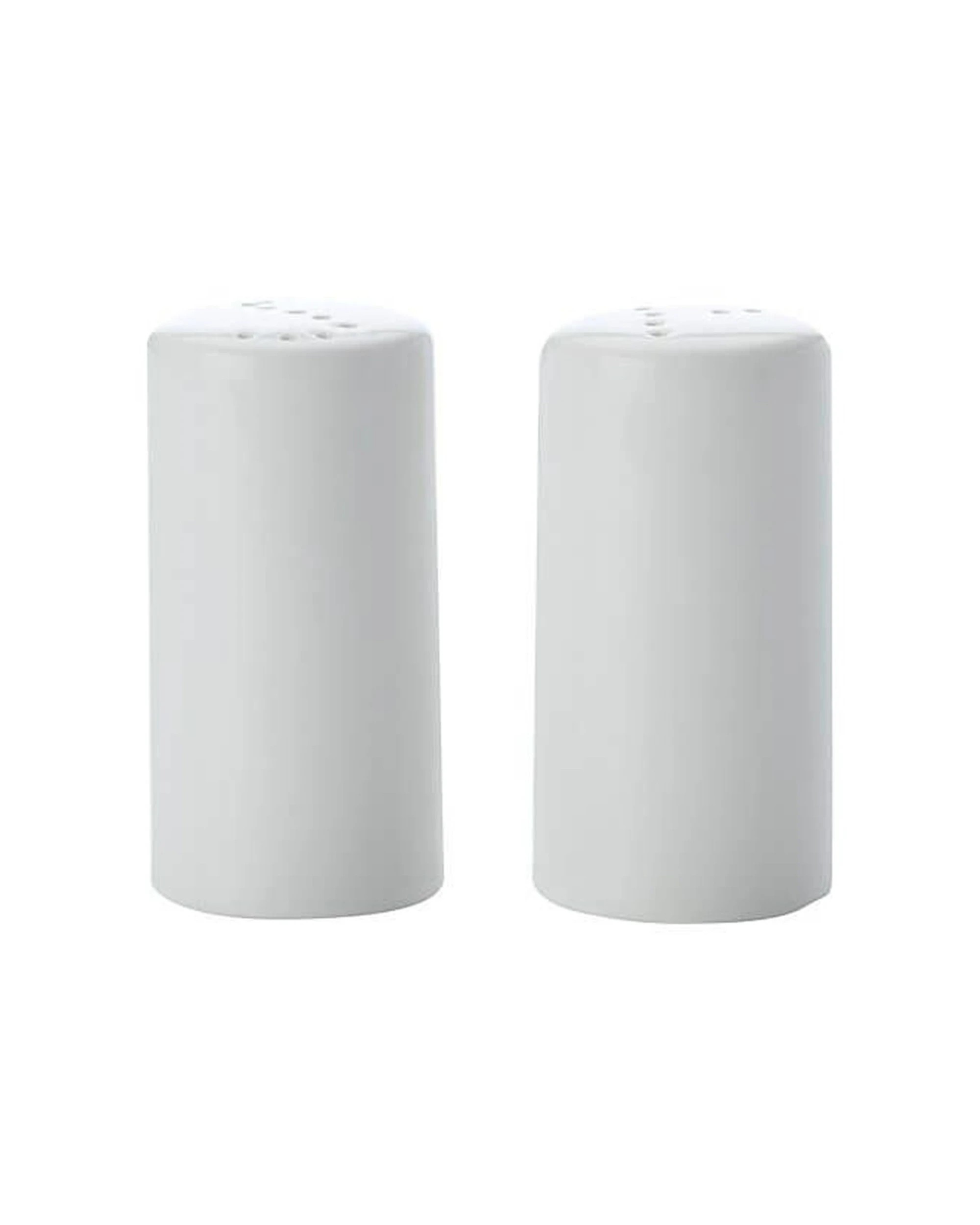 2 Maxwell & Williams 4x 2PK Basics Salt & Pepper Shaker Set Fine Bone China Set - White, 2 of 3