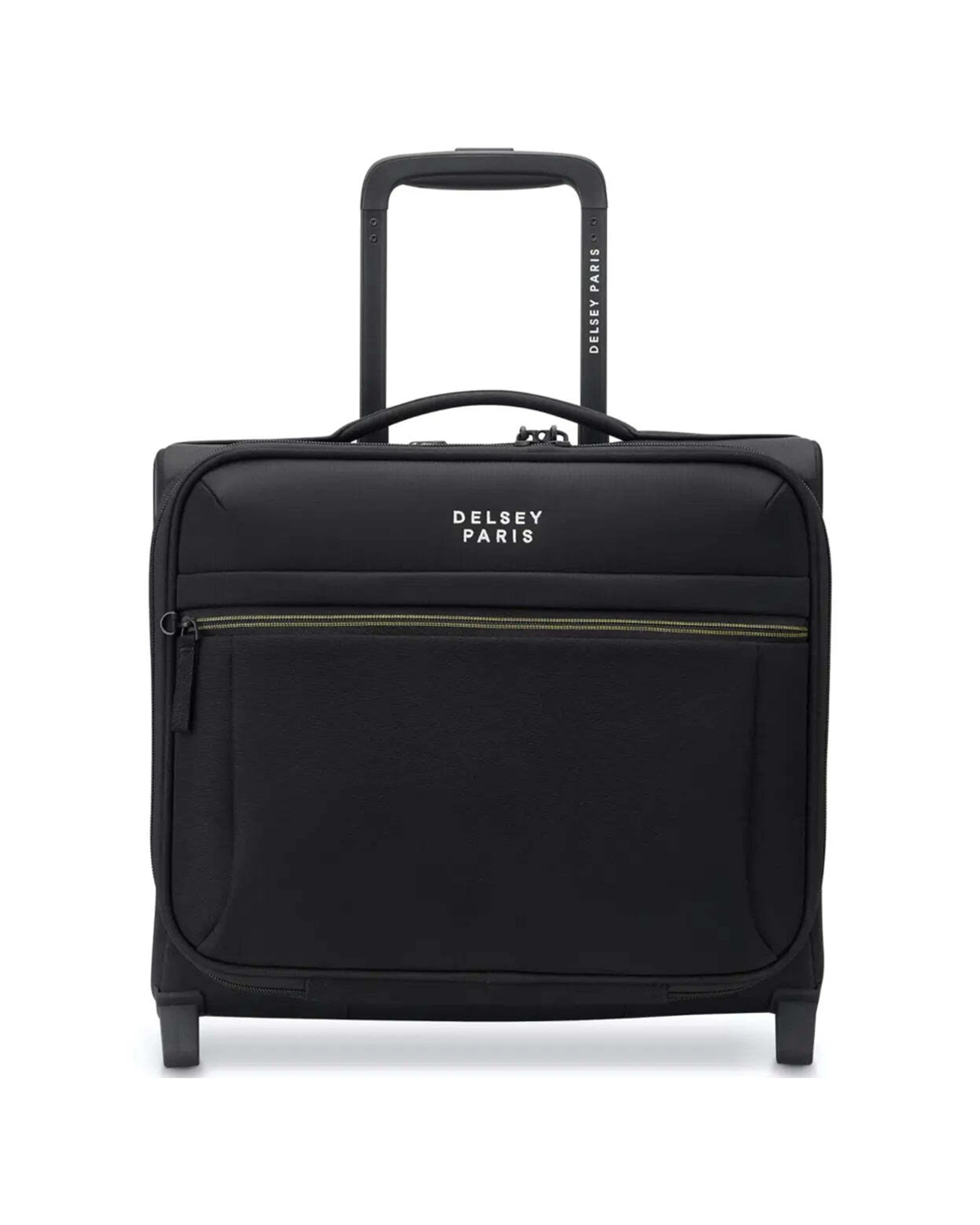 1 Delsey Brochant 3 38 cm 2-Wheel Underseater Cabin Suitcase TSA Lock Laptop Deep - Black, 1 of 7