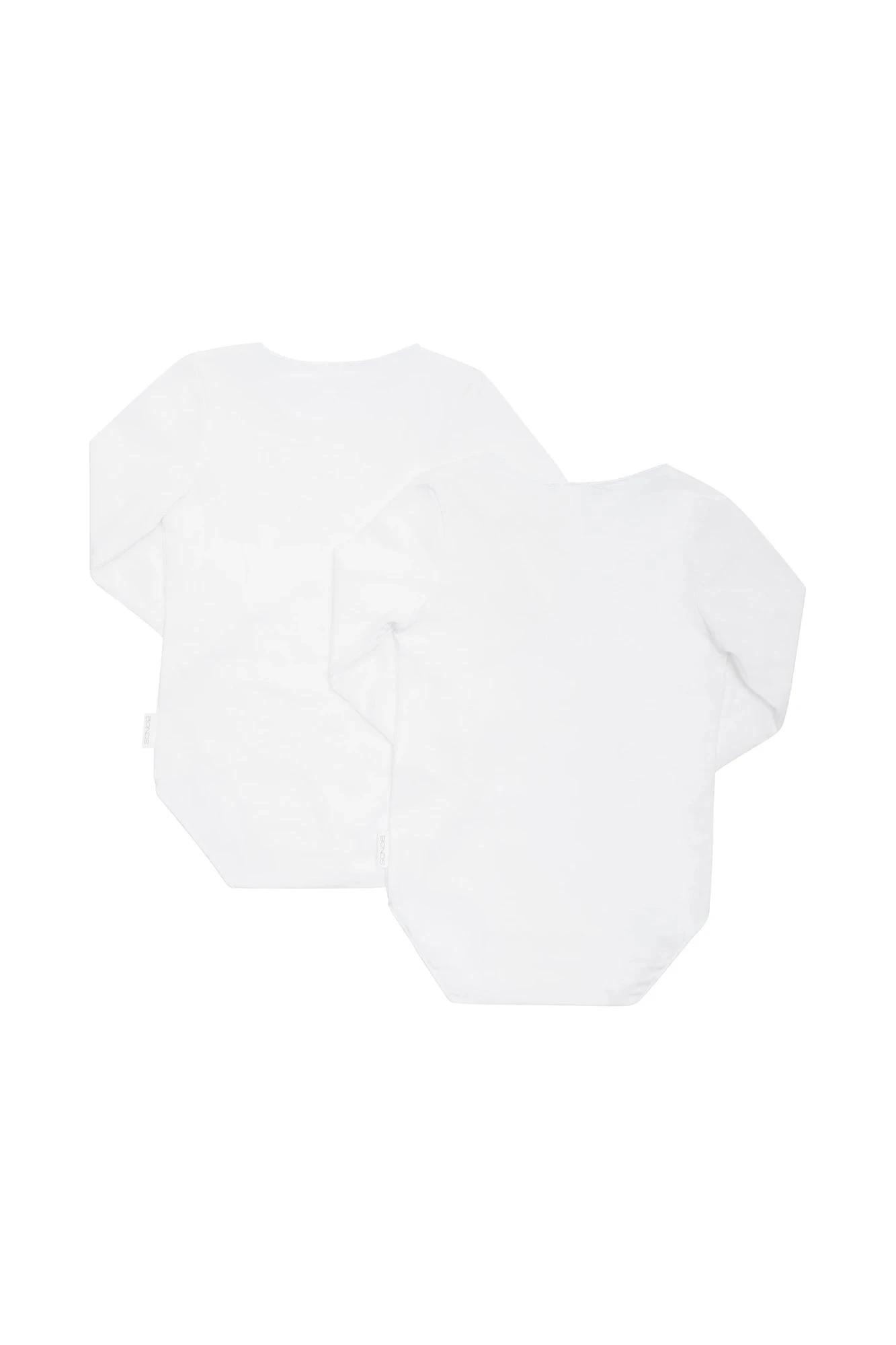 3 2 Pack Bonds Baby Wonderbodies Bodysuits WHITE, 3 of 4