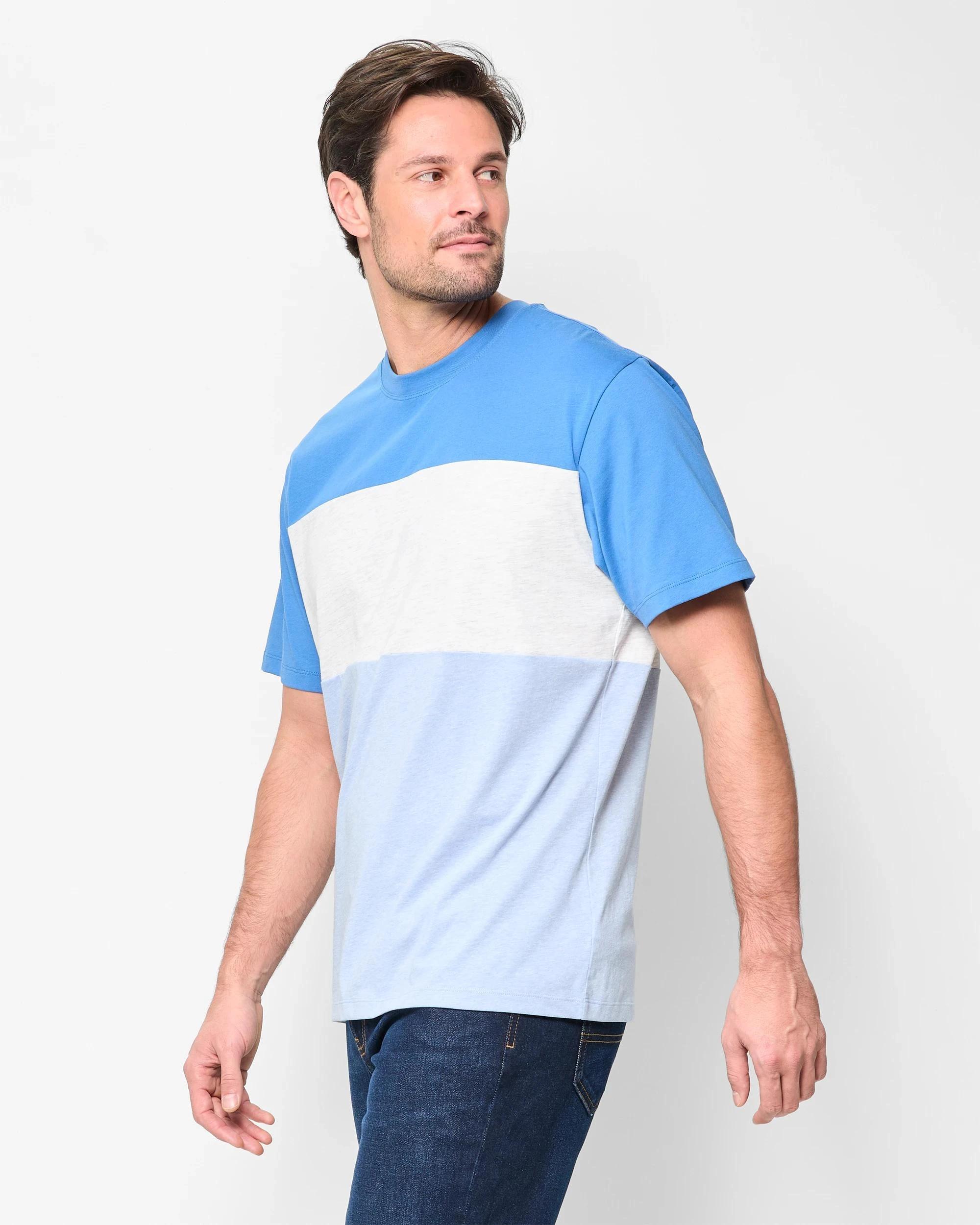 3 Target Australian Cotton Short Sleeve T-Shirt BLUE, 3 of 5