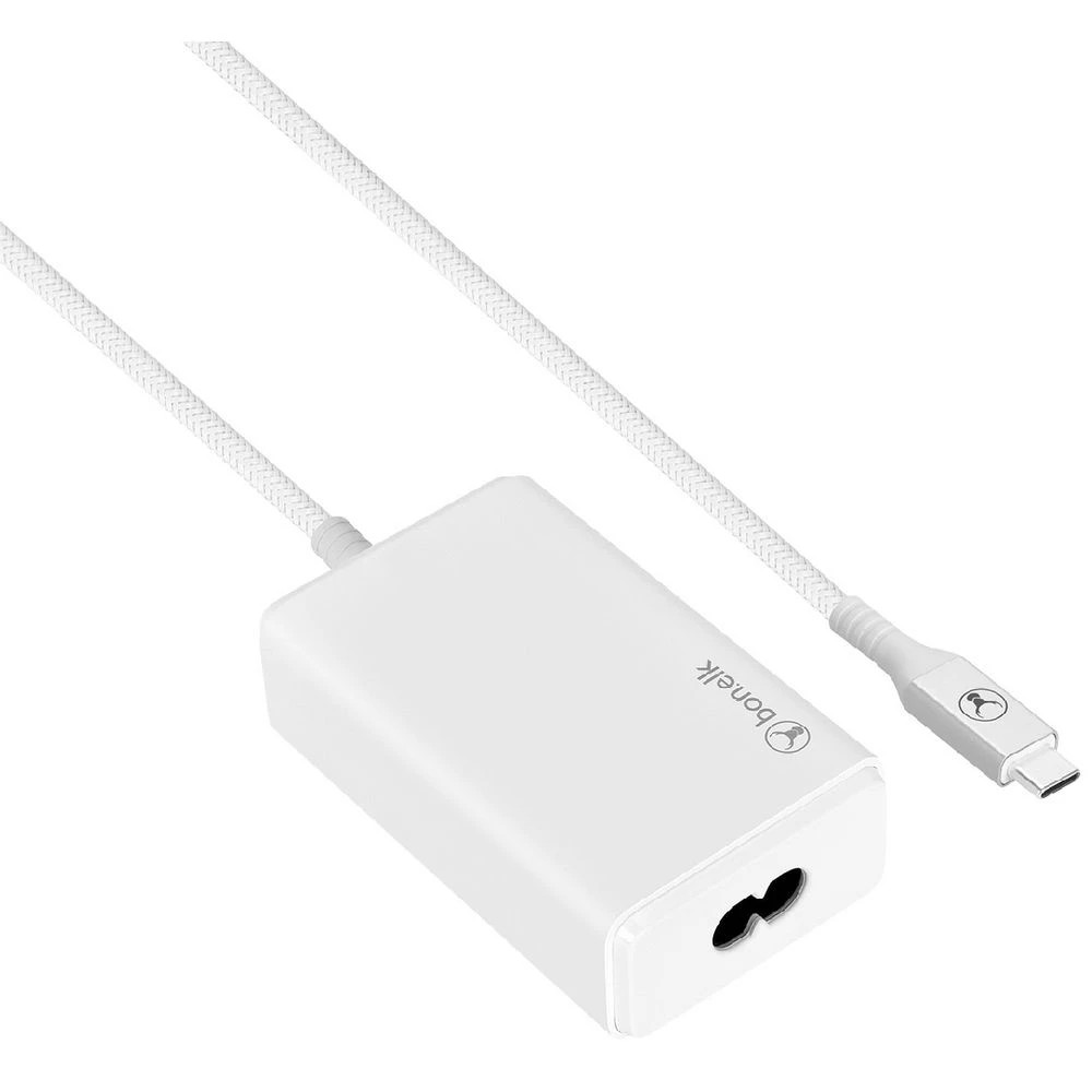 1 Bonelk Laptop Charger USB-C 65w White, 1 of 5