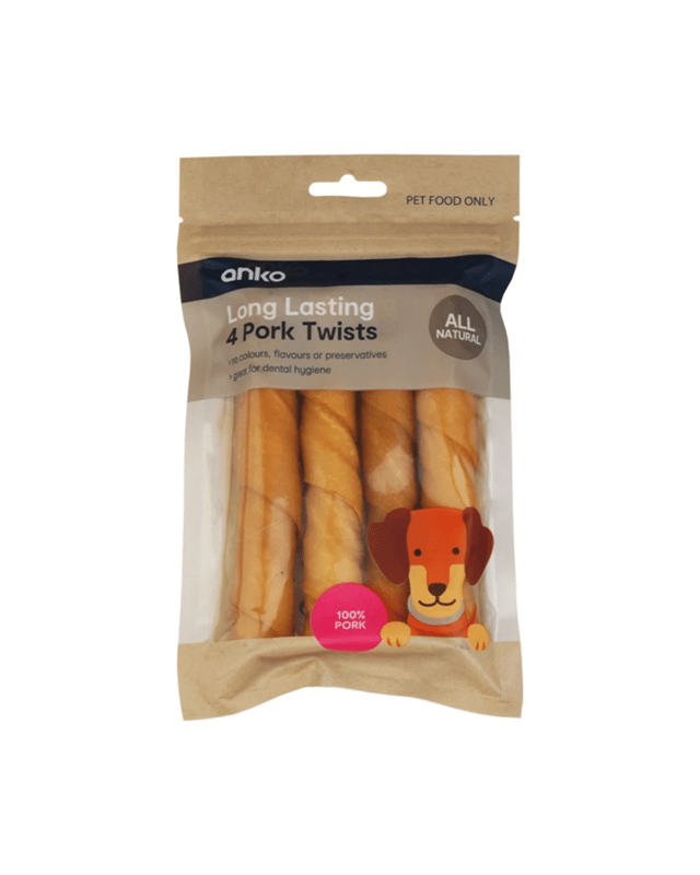 4 Pack Pet Treat Pork T