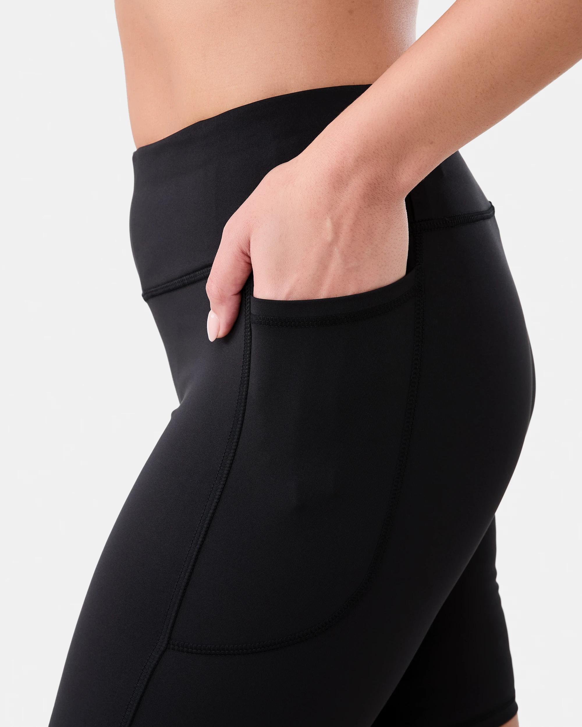 4 Active Womens Bike Shorts BLACK, 4 of 6