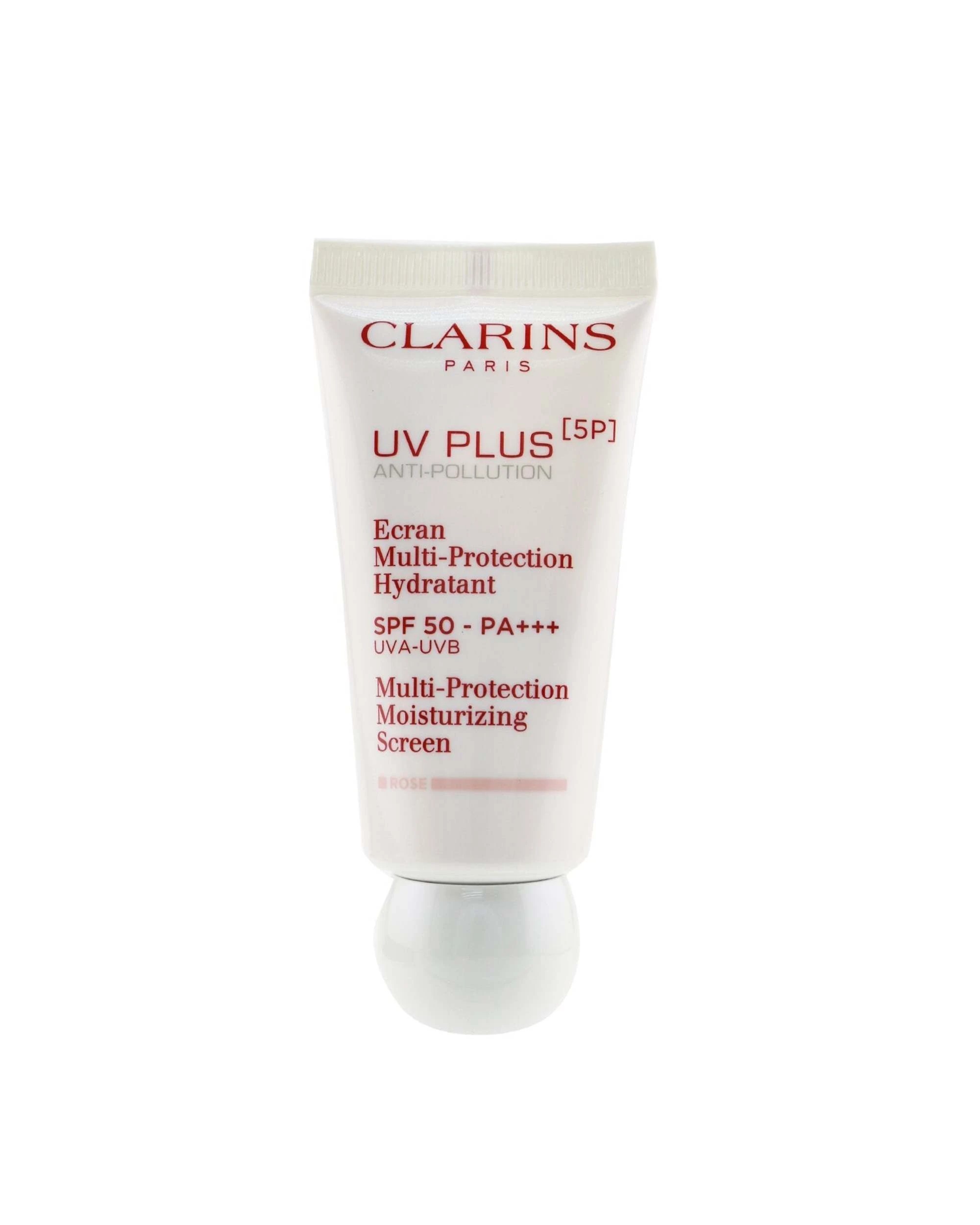 1 Clarins UV Plus [5P] Anti-Pollution Multi-Protection Moisturizing Screen SPF 50 - Rose  50ml/1.6oz, 1 of 3