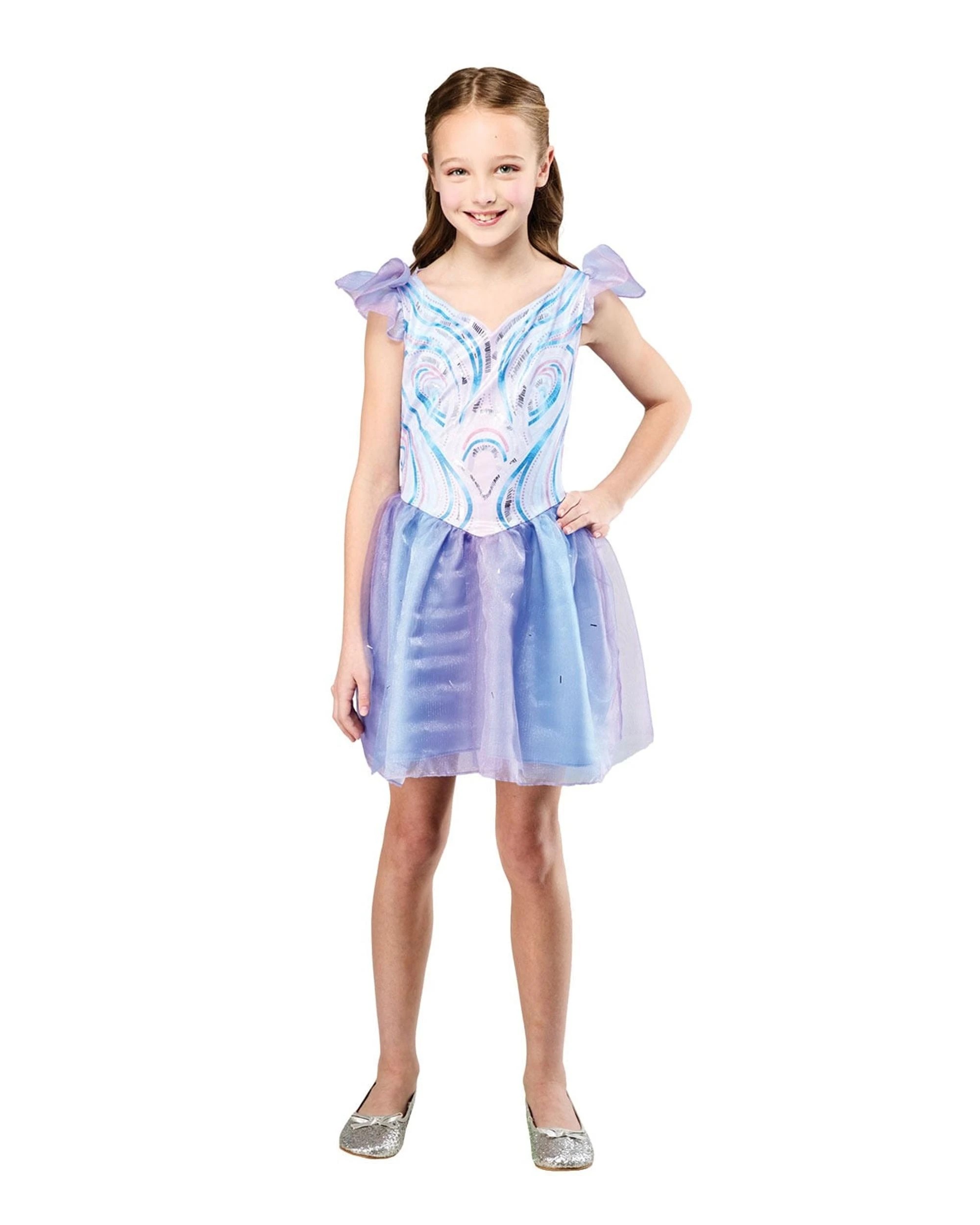 3 Wicked Glinda Periwinkle Deluxe Child Costume Size 3-5 Years, 3 of 4
