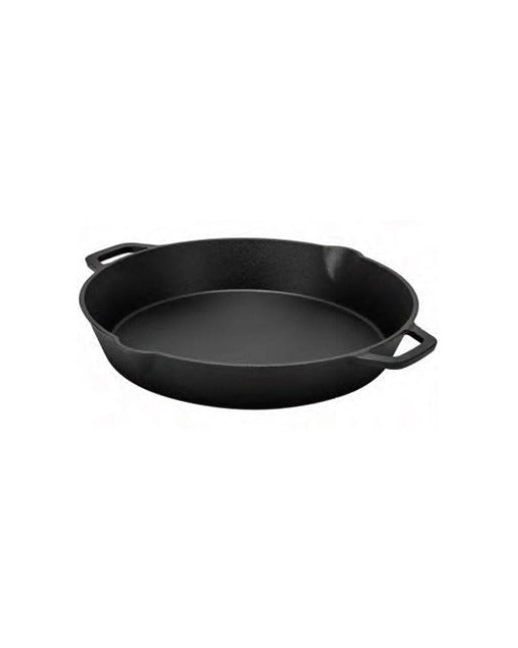 1 PYROLUX Pyrocast Chef Pan 34cm Cast Iron Preseasoned Induction Compatible - Black, 1 of 2