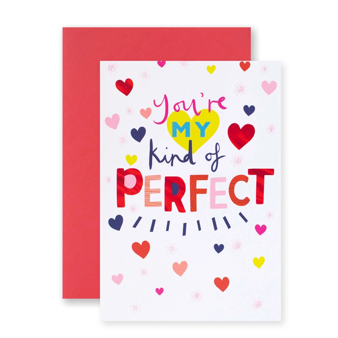 1 Creative Publishing by Hallmark Valentine's Day Card - You're My Kind of Perfect, 1 of 3