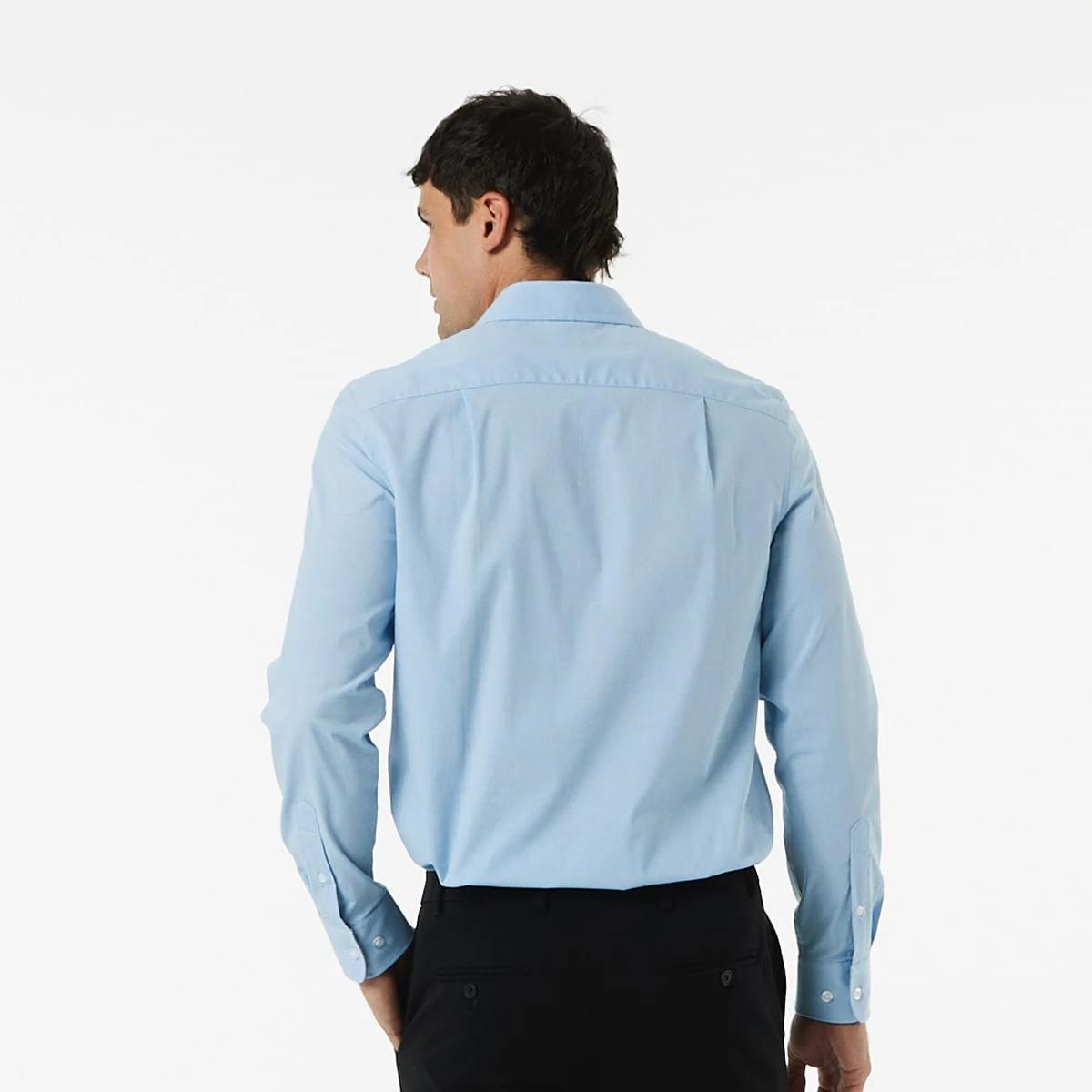 3 Workwear Long Sleeve Business Shirt Lorian Blu, 3 of 5