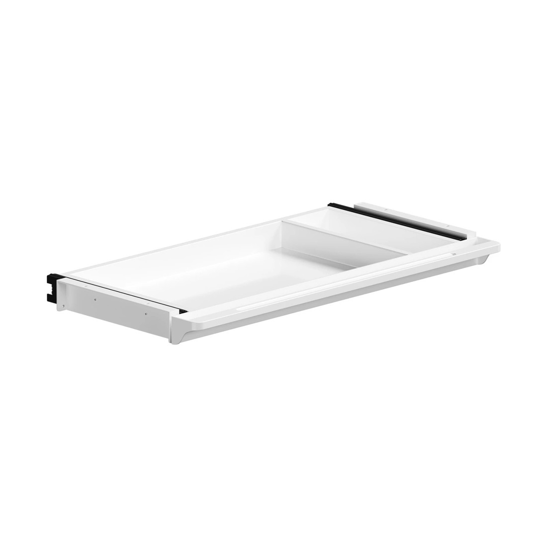 3 Oikiture Under Desk Drawer Pull-out Drawer Sliding Tray Storage Organizer
 - White, 3 of 8