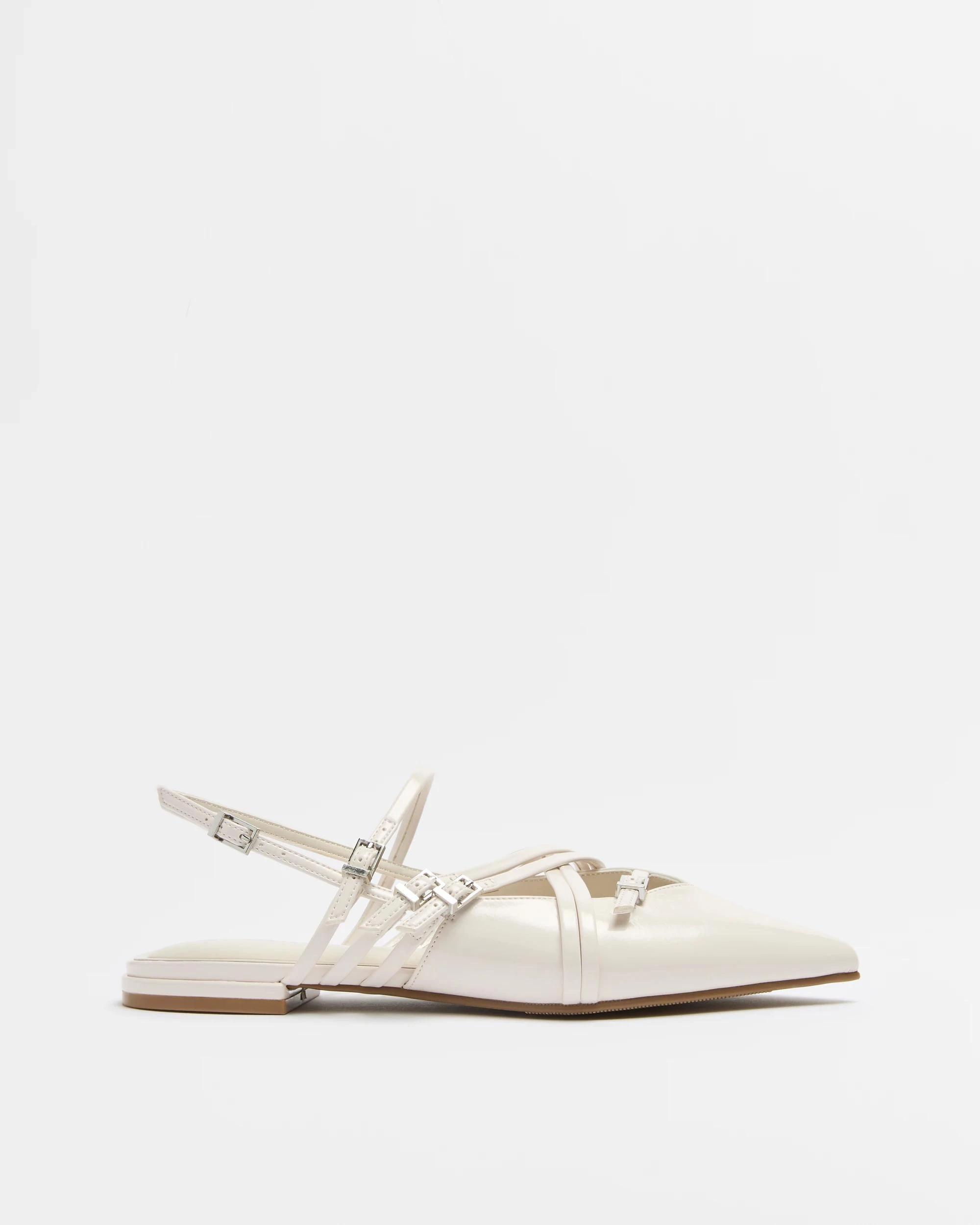 1 Target Womens Pointed Strappy Flat - Giana IVORY PATENT, 1 of 3