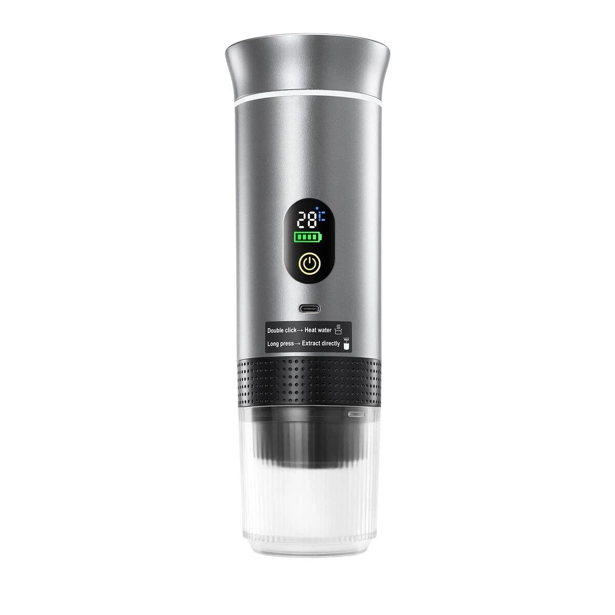 2 AUSWAY 3 in 1 Portable Coffee Maker Espresso Machine Cafe Camping Travel USB Rechargeable Electric 20 Bar Compatible, 2 of 3