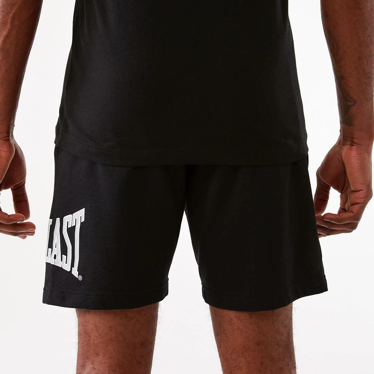 3 Everlast Mens French Terry Shorts Black, 3 of 7