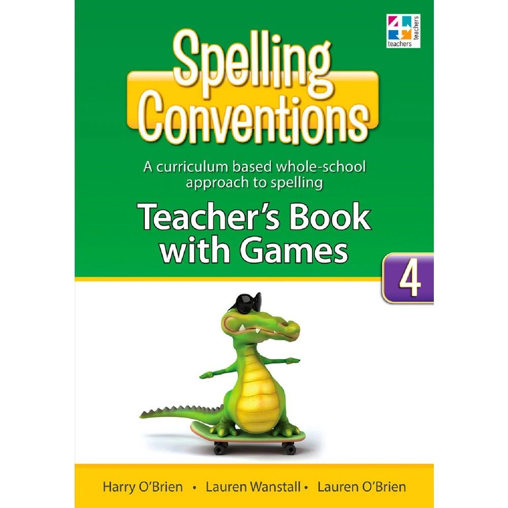 1 Spelling Conventions Teacher Book 4, 1 of 3