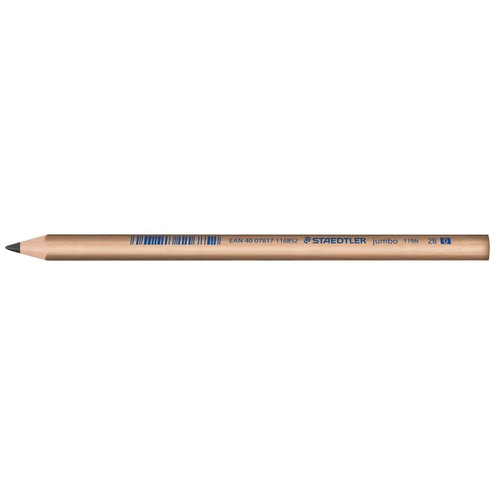 1 Staedtler Natural Jumbo Triangular Graphite Pencil 2B, 1 of 2