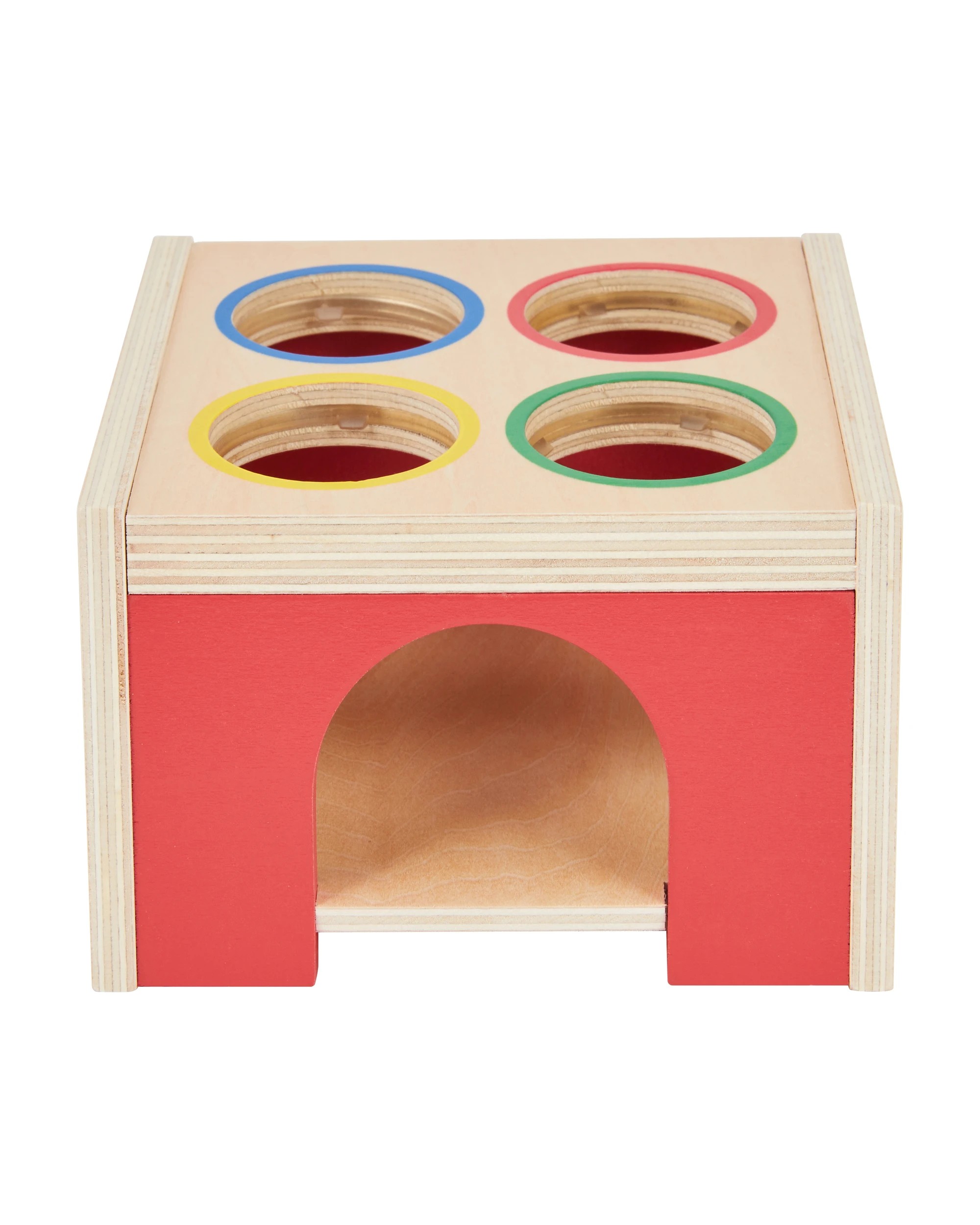 3 6 Piece Wooden Hammer Pound Cube, 3 of 9