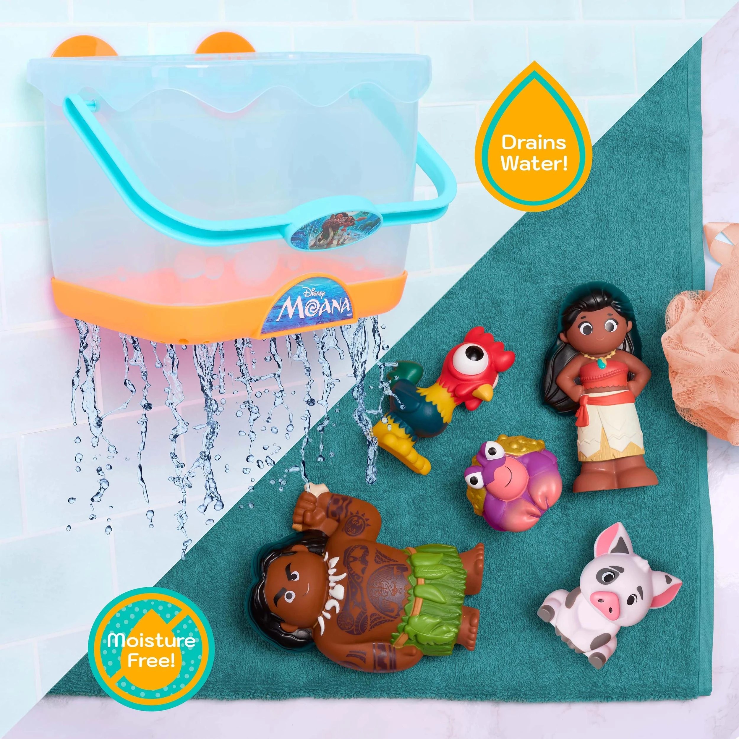 4 Disney Moana Bath Caddy - Multi, 4 of 5