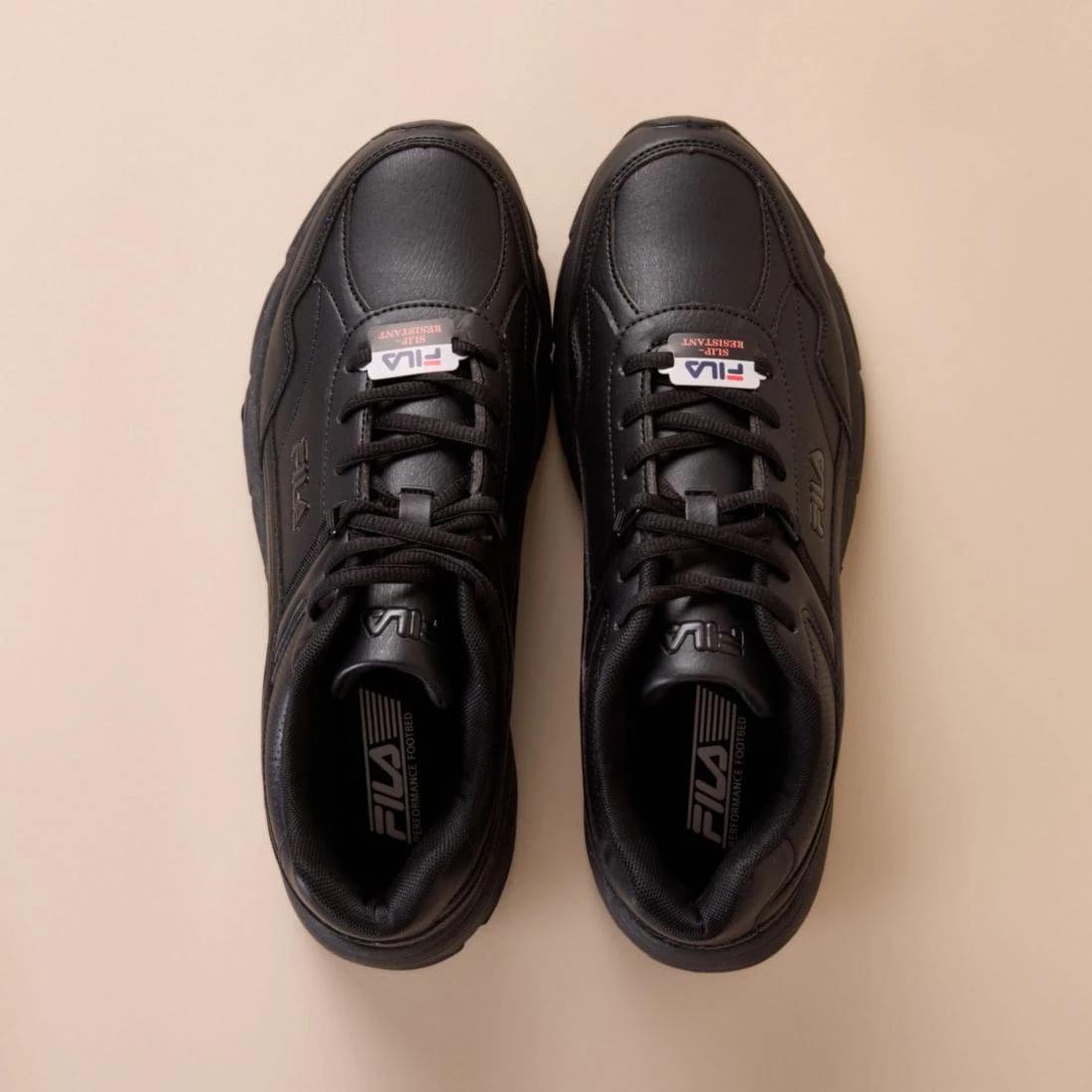 3 Mens Fila Pu Sneakers - Tortona BLACK, 3 of 5