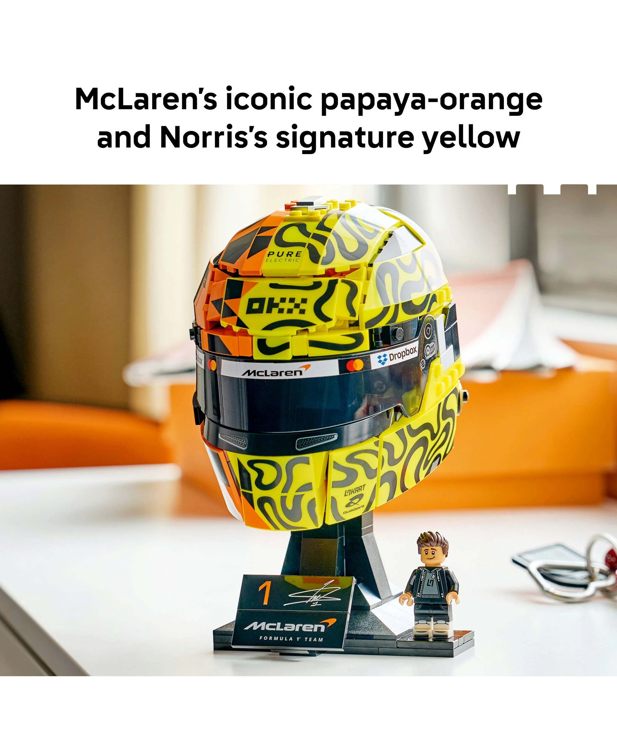 4 LEGO Editions McLaren Mastercard F1 Team Lando Norris Helmet 43023, 4 of 10