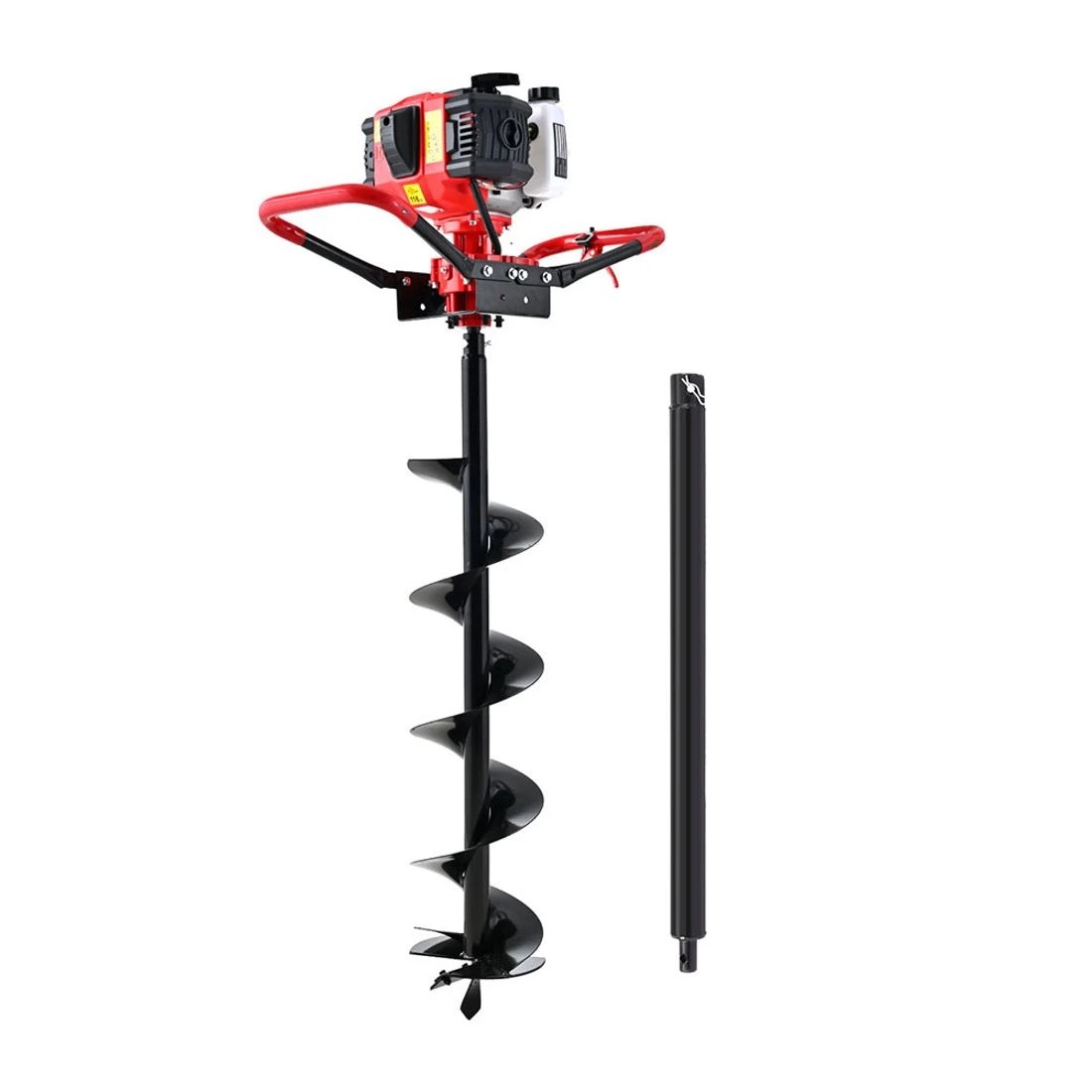 3 Giantz Post Hole Digger 200mm Petrol Drill Auger Extension Bits - Multi, 3 of 7