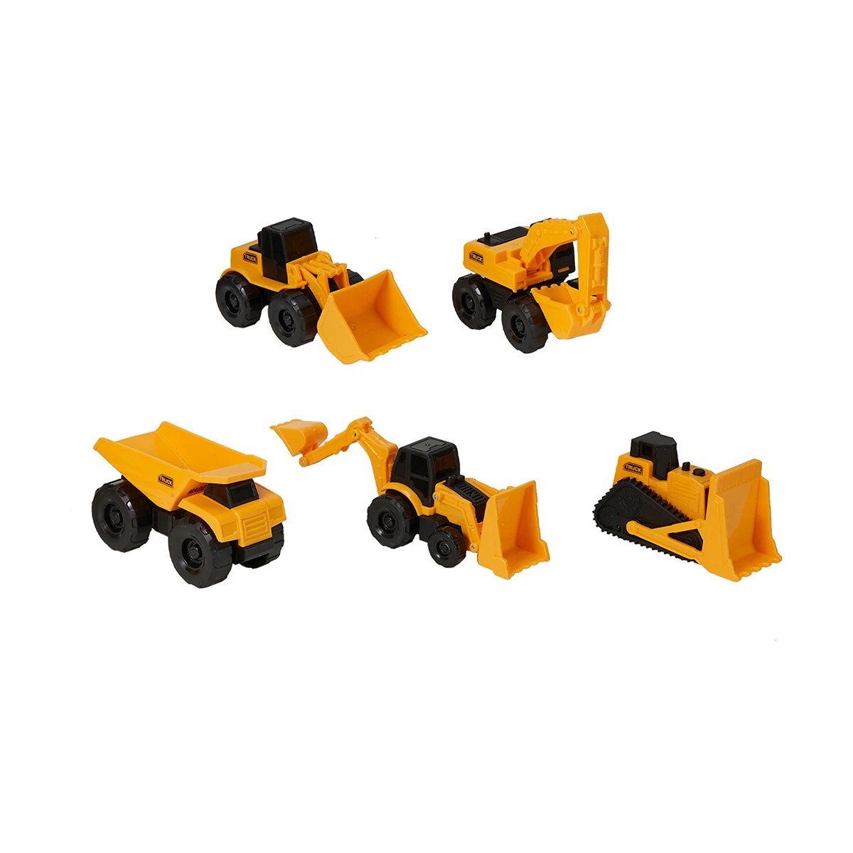 1 5 Pack Construction Vehicles Set, 1 of 5