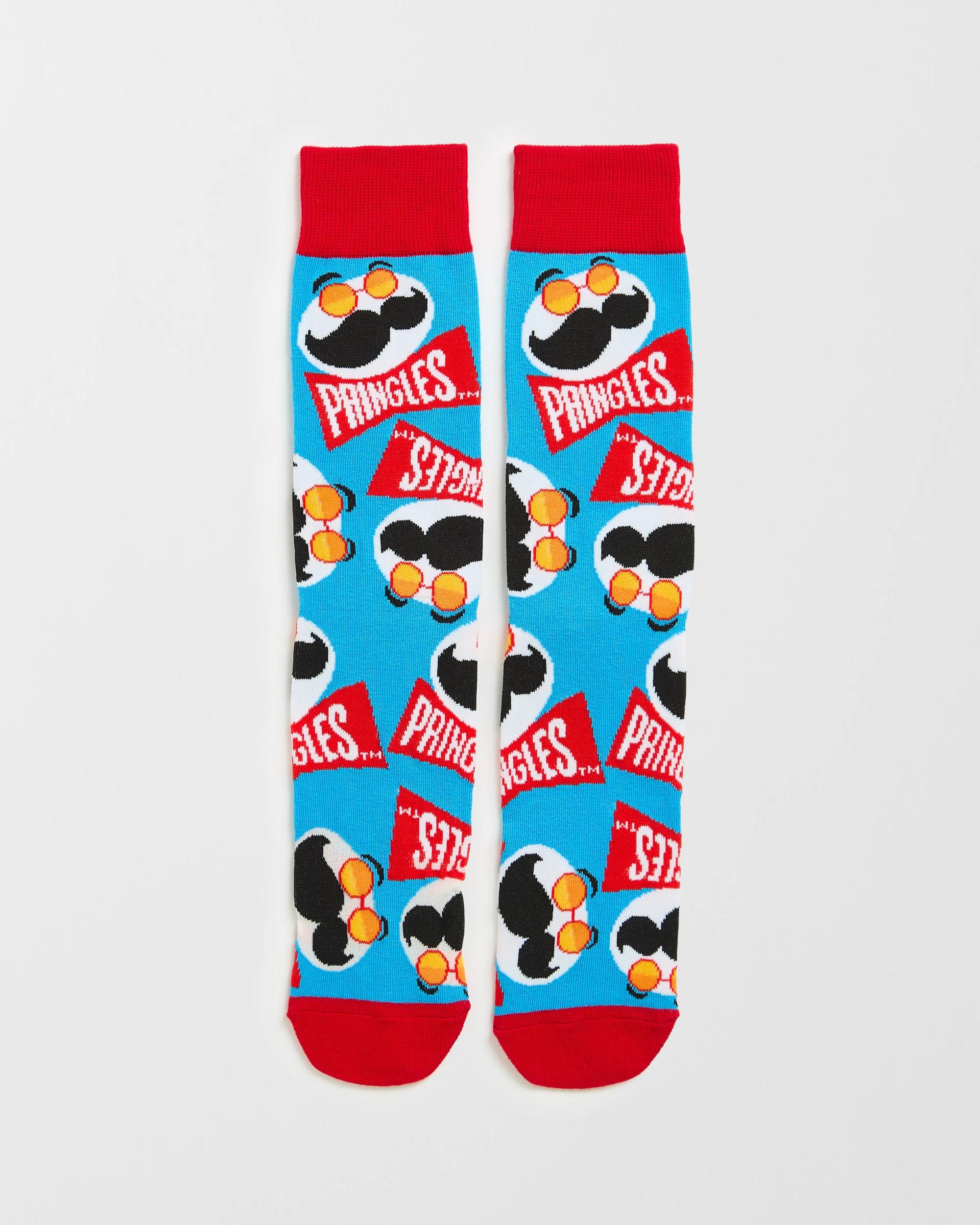 1 Swag Pringles Crew Socks BLUE PRINGLES, 1 of 3