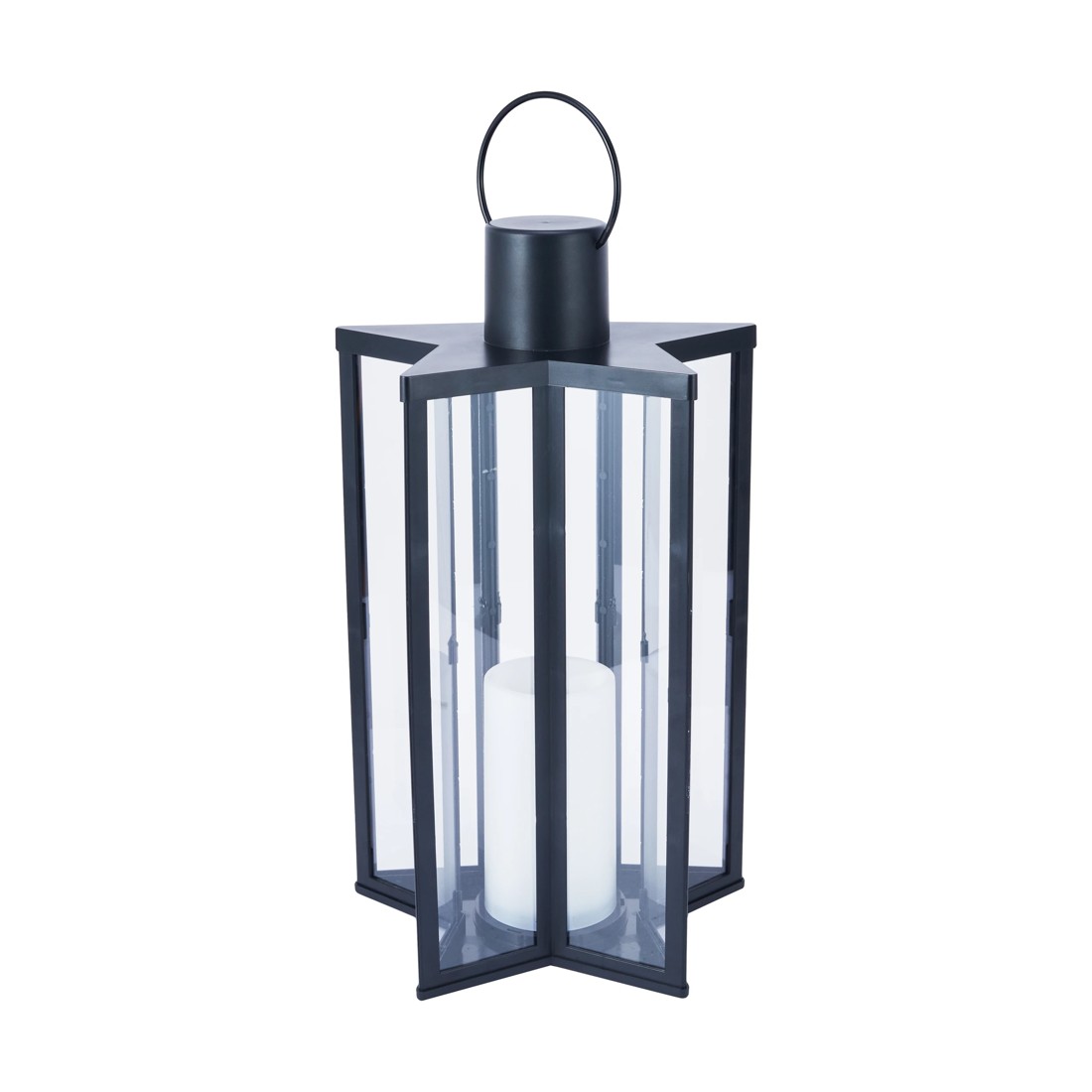 4 Battery Operated LED Light Up Star Floor Lantern, 4 of 6