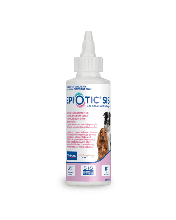 Virbac Epi Otic Sis Ear Cleanser For Dogs - 120ml
