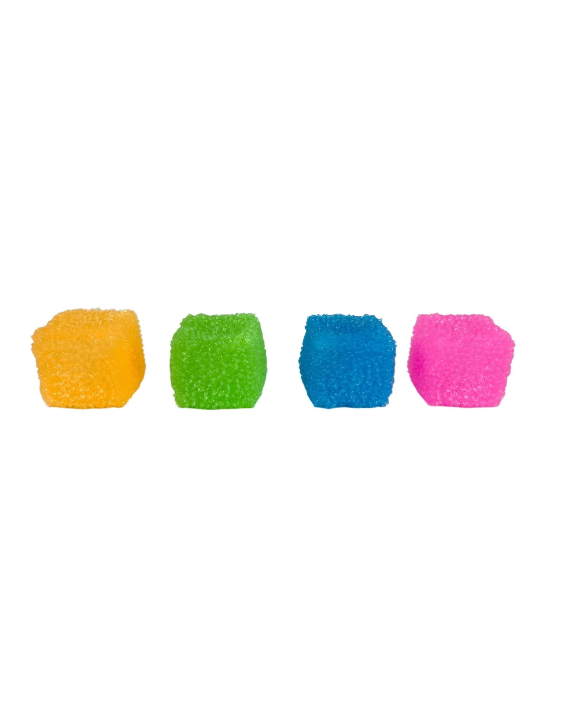 3 Squishy Textured Cube Assorted, 3 of 3
