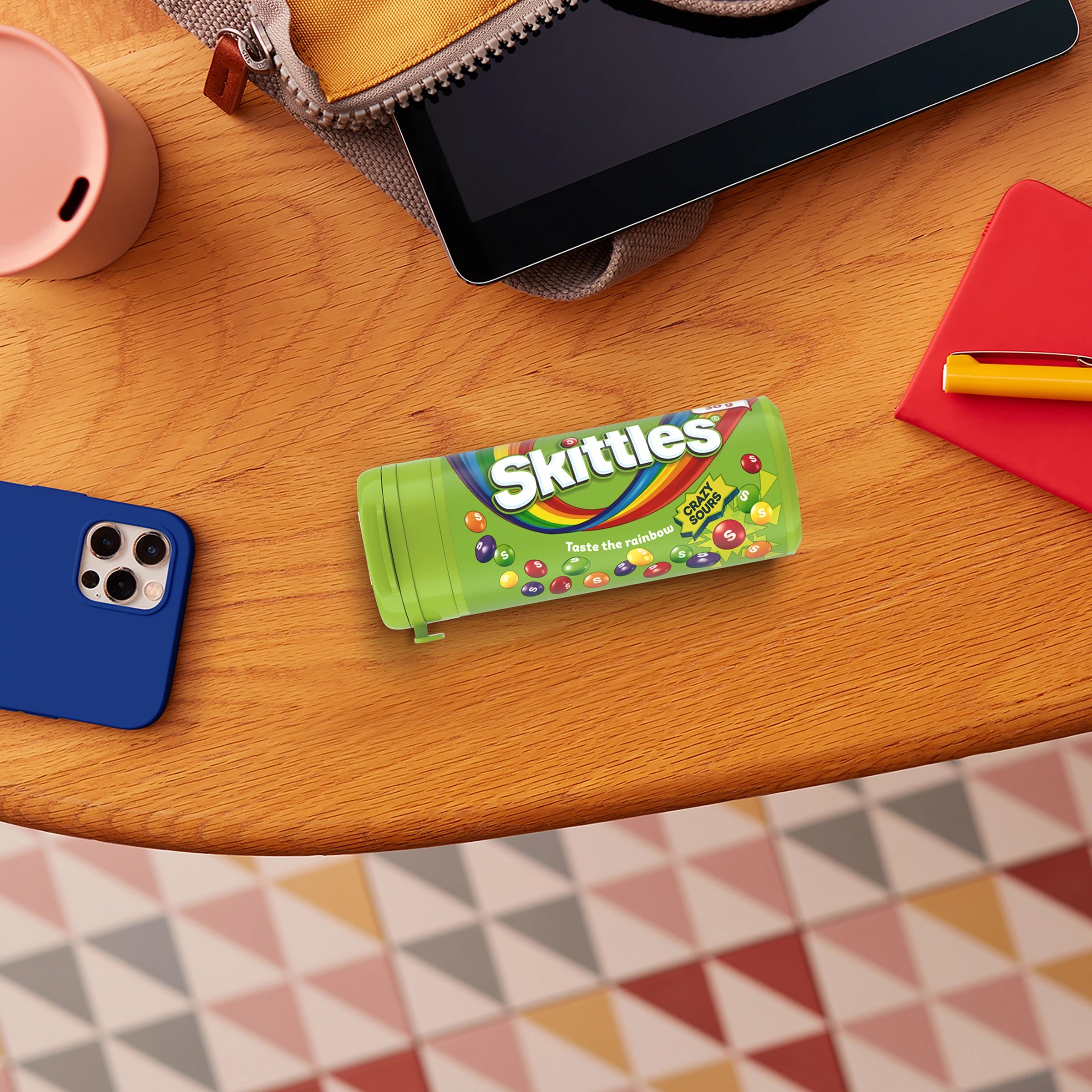 3 Skittles Crazy Sours Chewy Lollies Tube 30g, 3 of 5