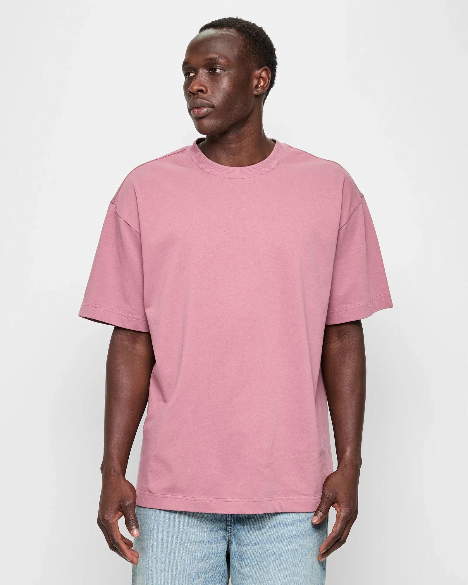 1 Heavy Core Oversized T-Shirt - Commons MAUVE, 1 of 5