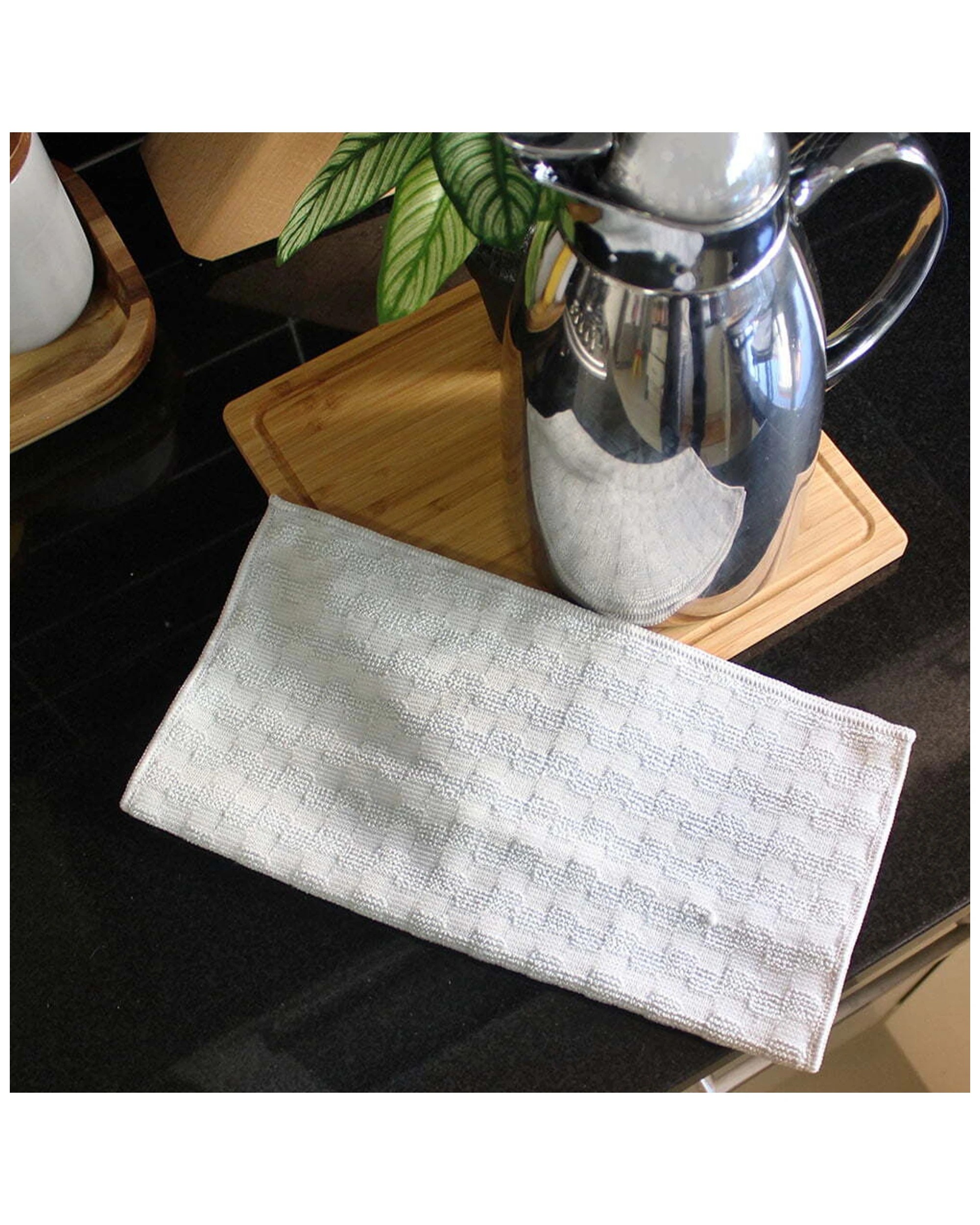 1 White Magic Eco Cloth Dual-sided Stainless Steel Cleaner Polisher 32x32cm - Grey, 1 of 4