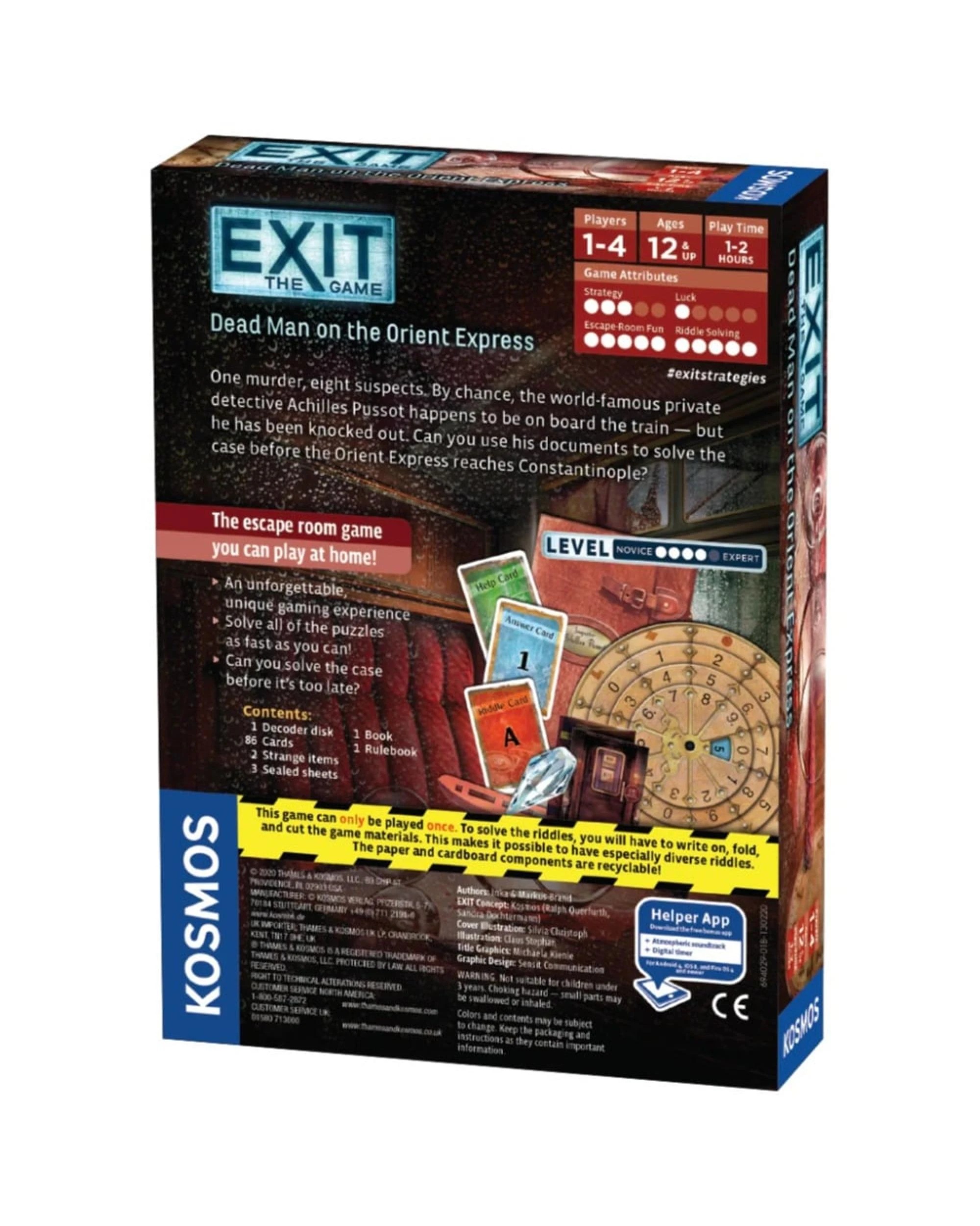 3 Exit The Game: Dead Man on the Orient Express Puzzle Game, 3 of 3