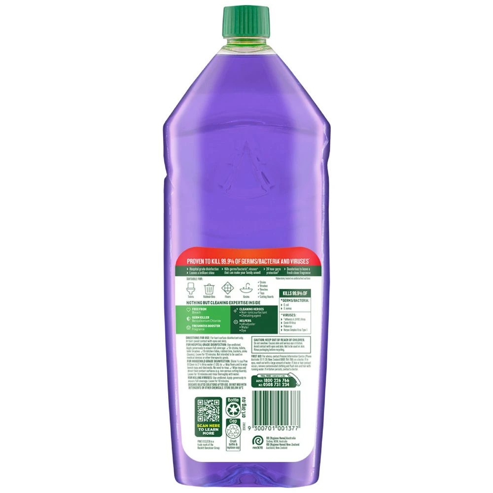 2 Pine-O-Cleen Disinfectant 1.25L Lavender, 2 of 3