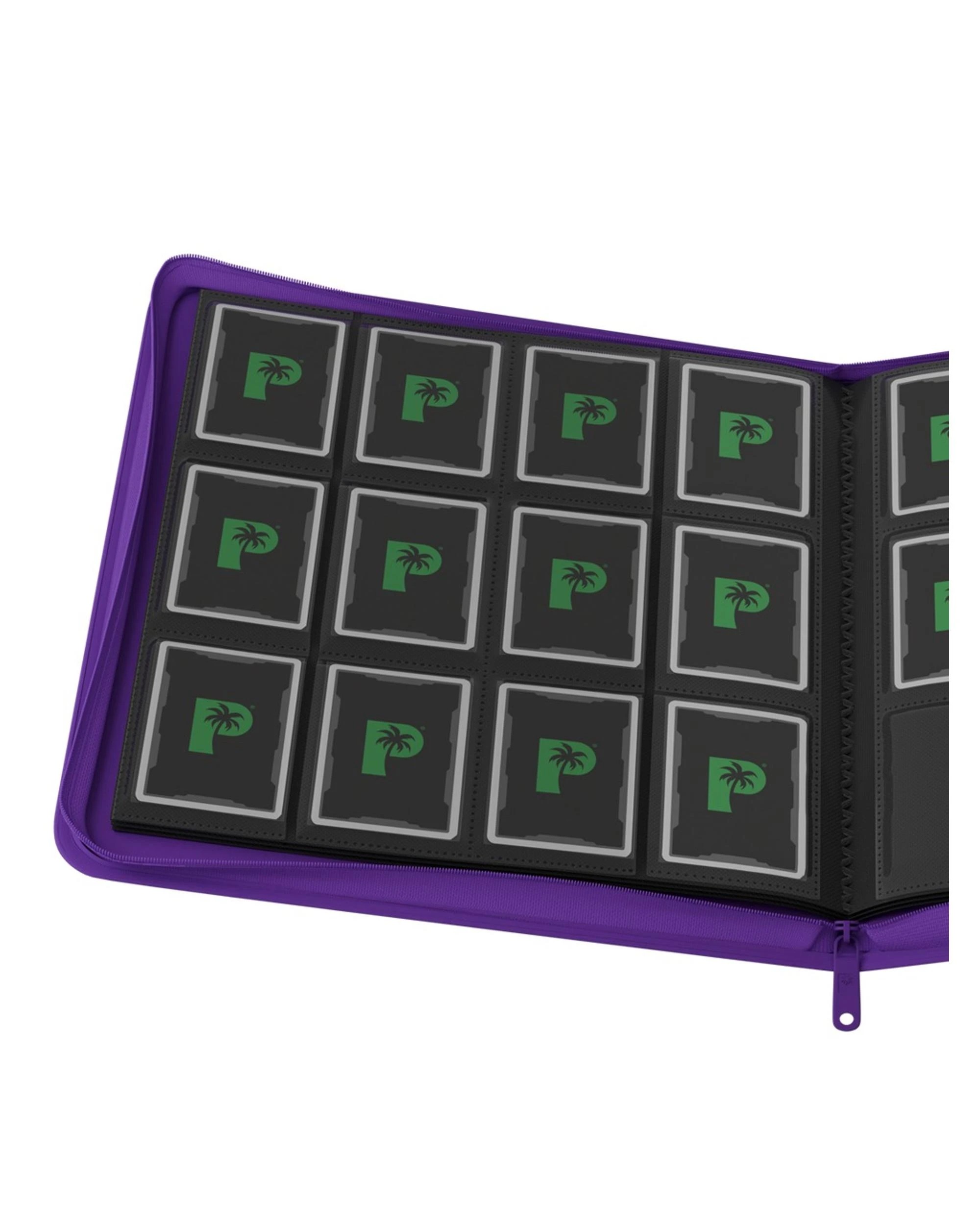 2 Palms Off Gaming Stealth 12 Pocket Zip Binder - Purple, 2 of 8