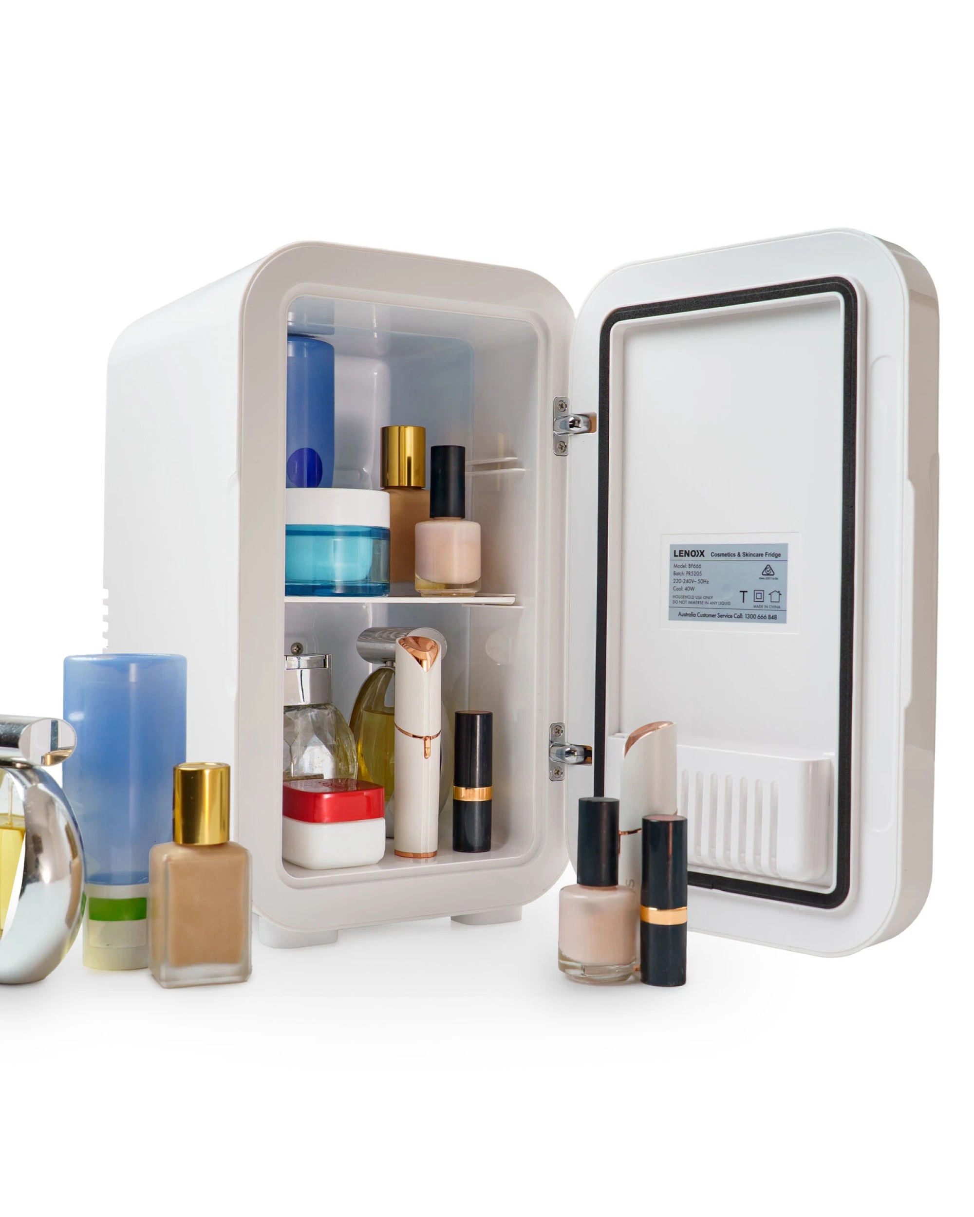 7 Lenoxx 6L Touch Operated Beauty, Cosmetics & Skincare Fridge, 7 of 10