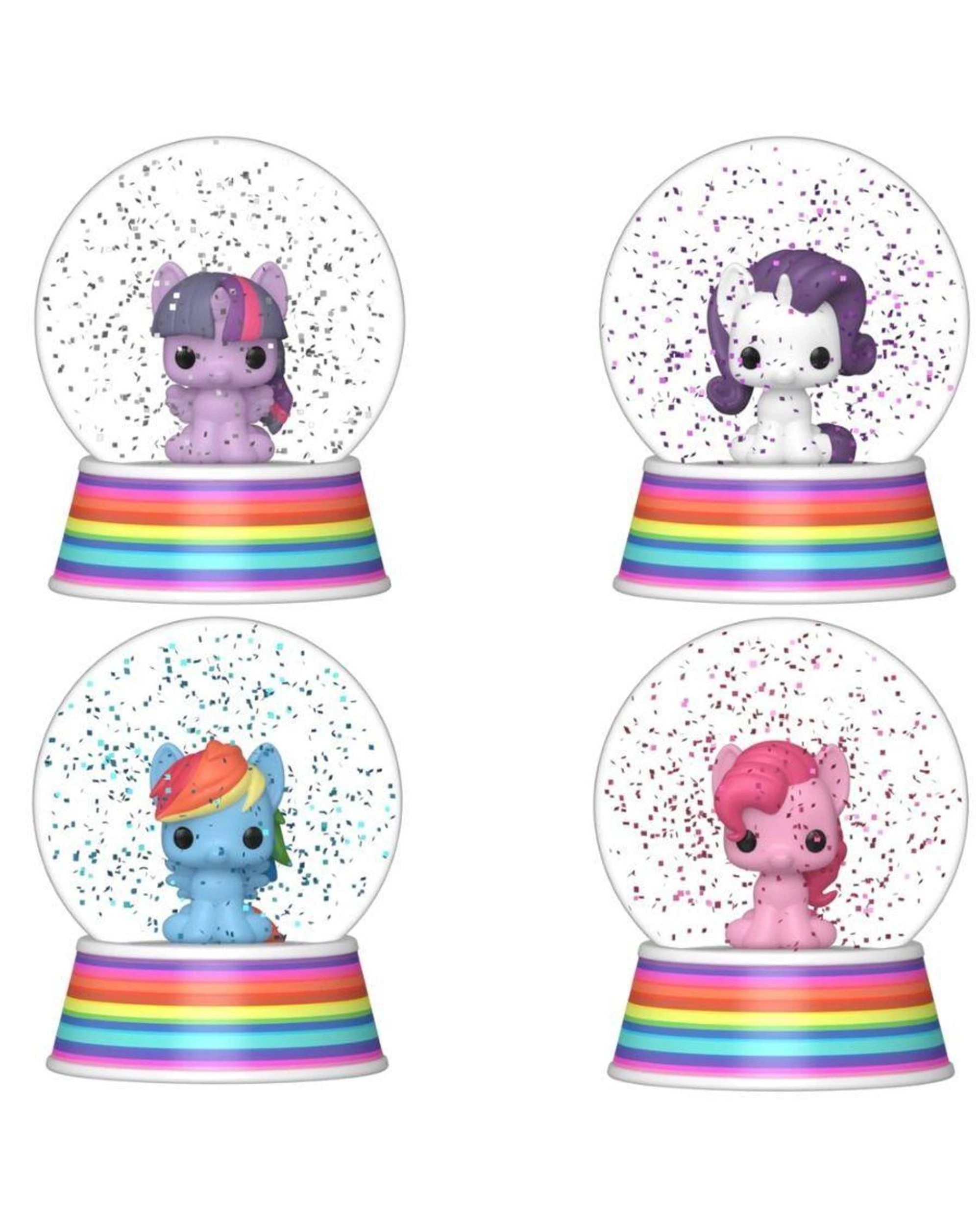 2 My Little Pony Mini Glitter Globes Funko POP! Vinyl Assortment, 2 of 5
