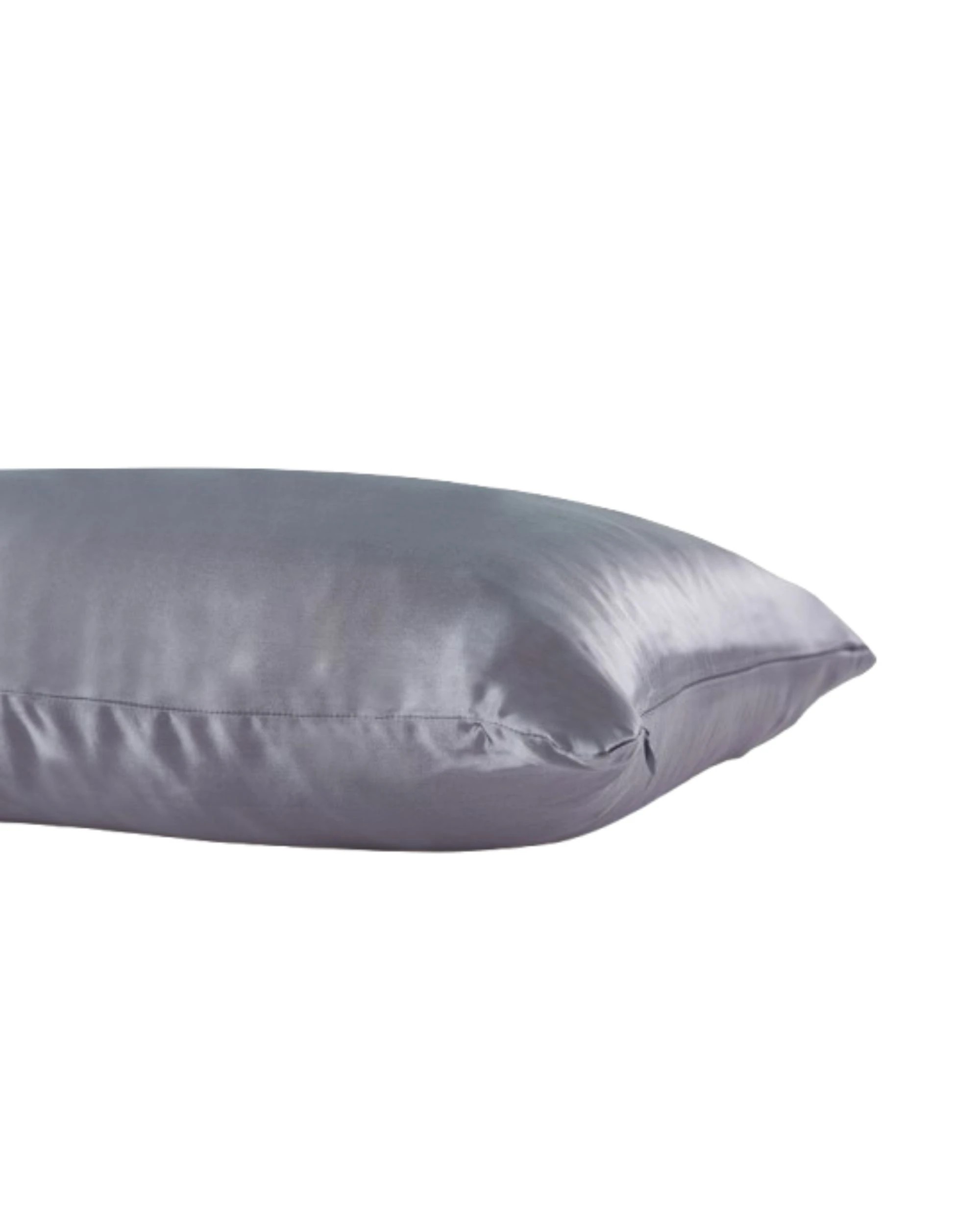 2 Gioia Casa Mulberry Silk Pillowcase Soft Hypoallergenic - Charcoal, 2 of 4