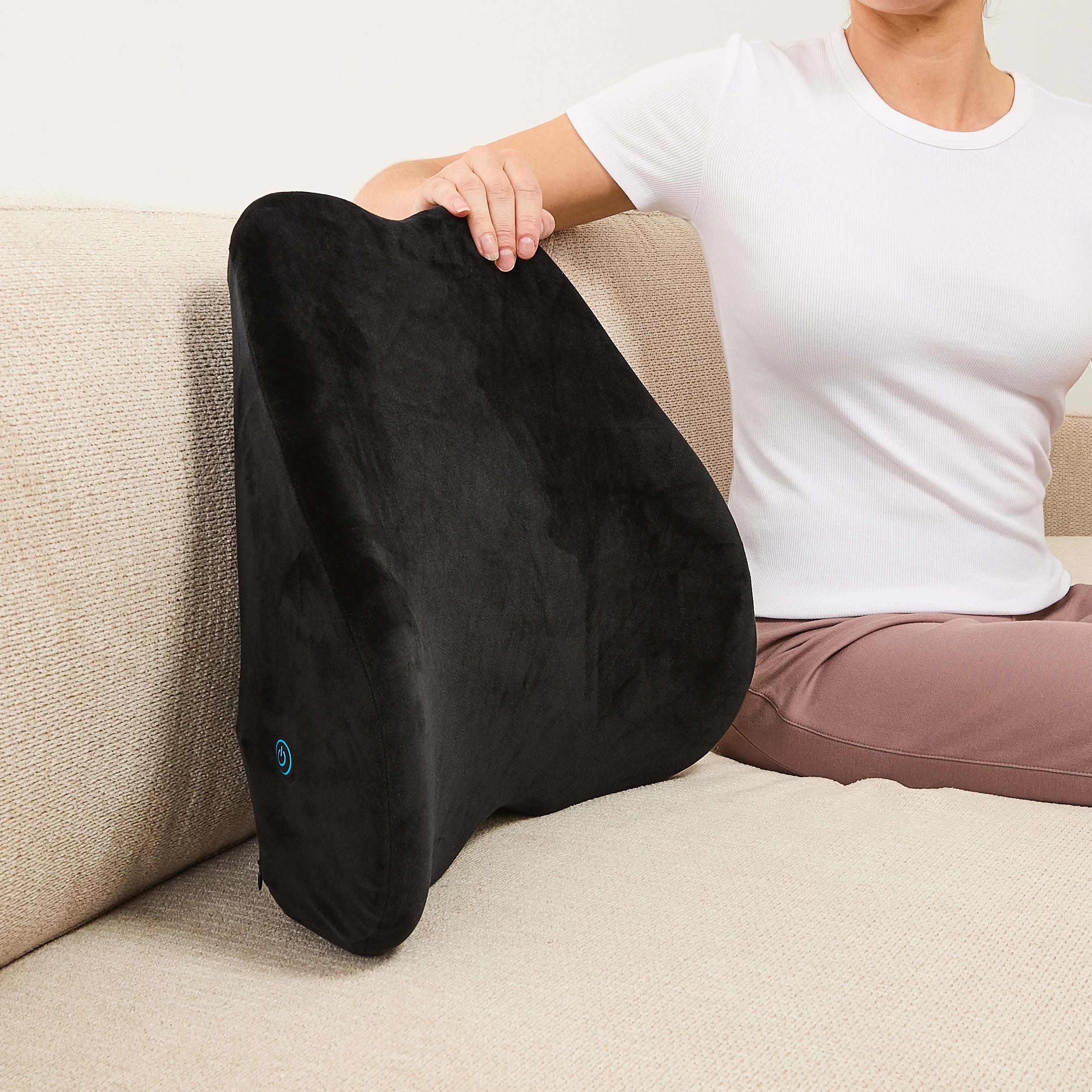 2 Memory Foam Back Massager - Black, 2 of 10